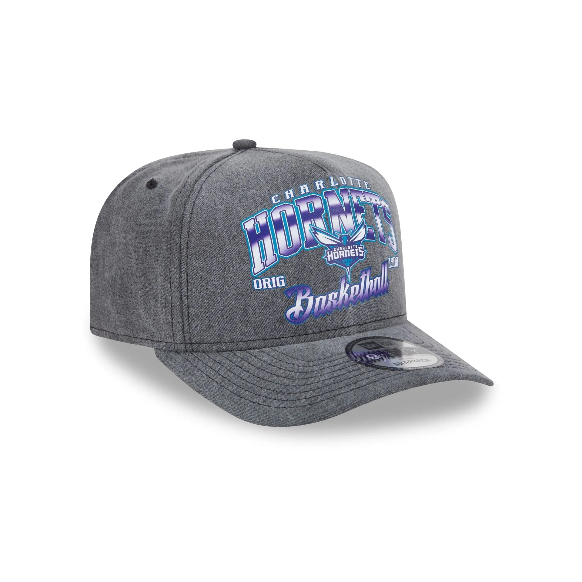 Charlotte Hornets Washed 9FIFTY A-Frame Snapback Hat sold by New Era product image thumbnail 3