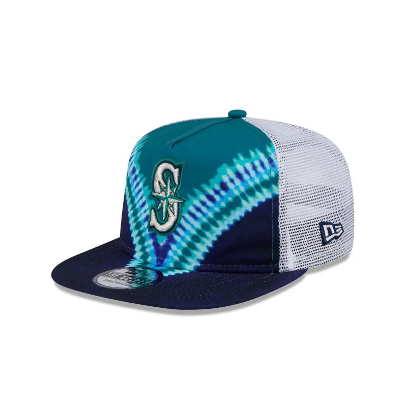Seattle Mariners Tie-Dye Golfer Hat made by New Era