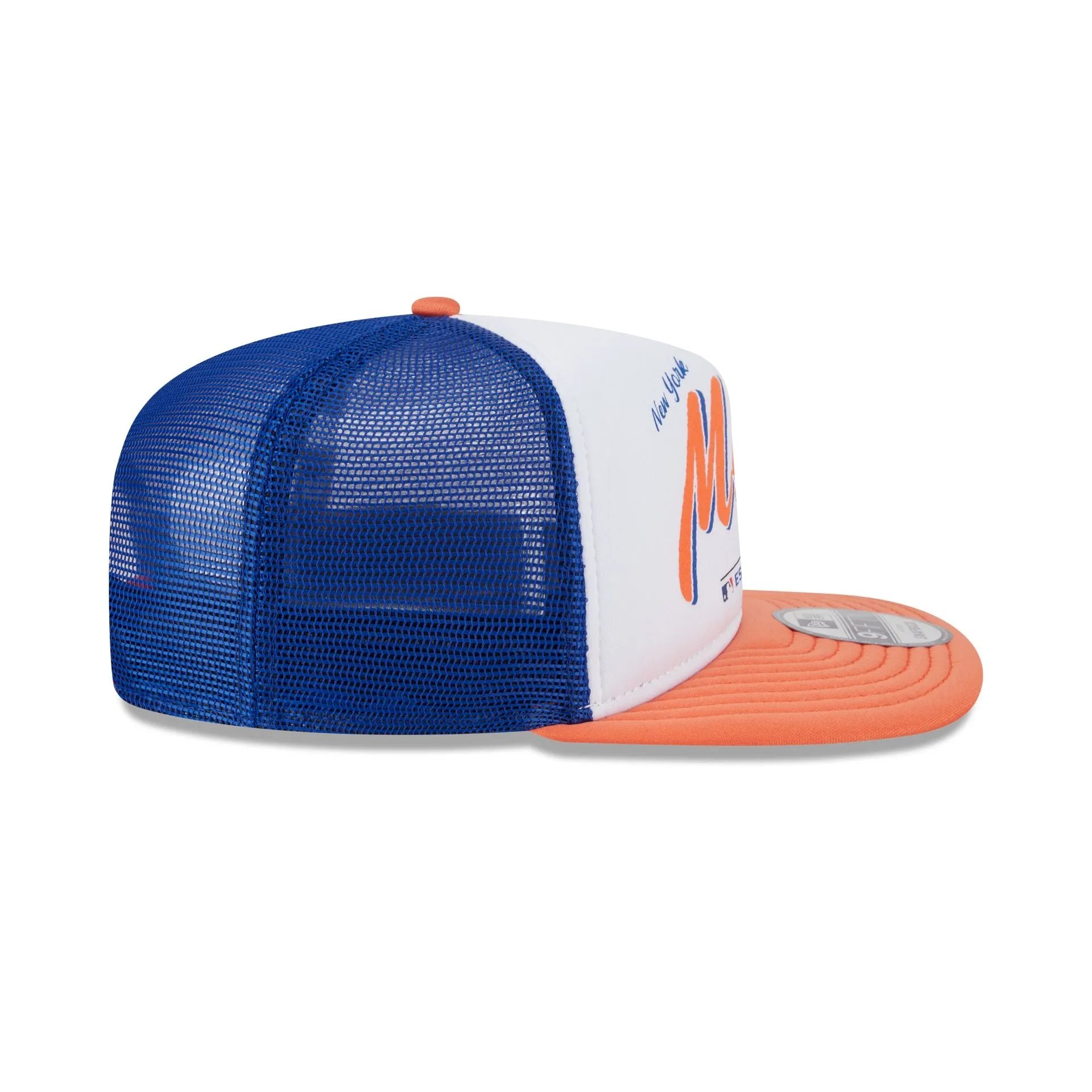 New York Mets Retro Script 9FIFTY A-Frame Trucker Hat sold by New Era product image thumbnail 5