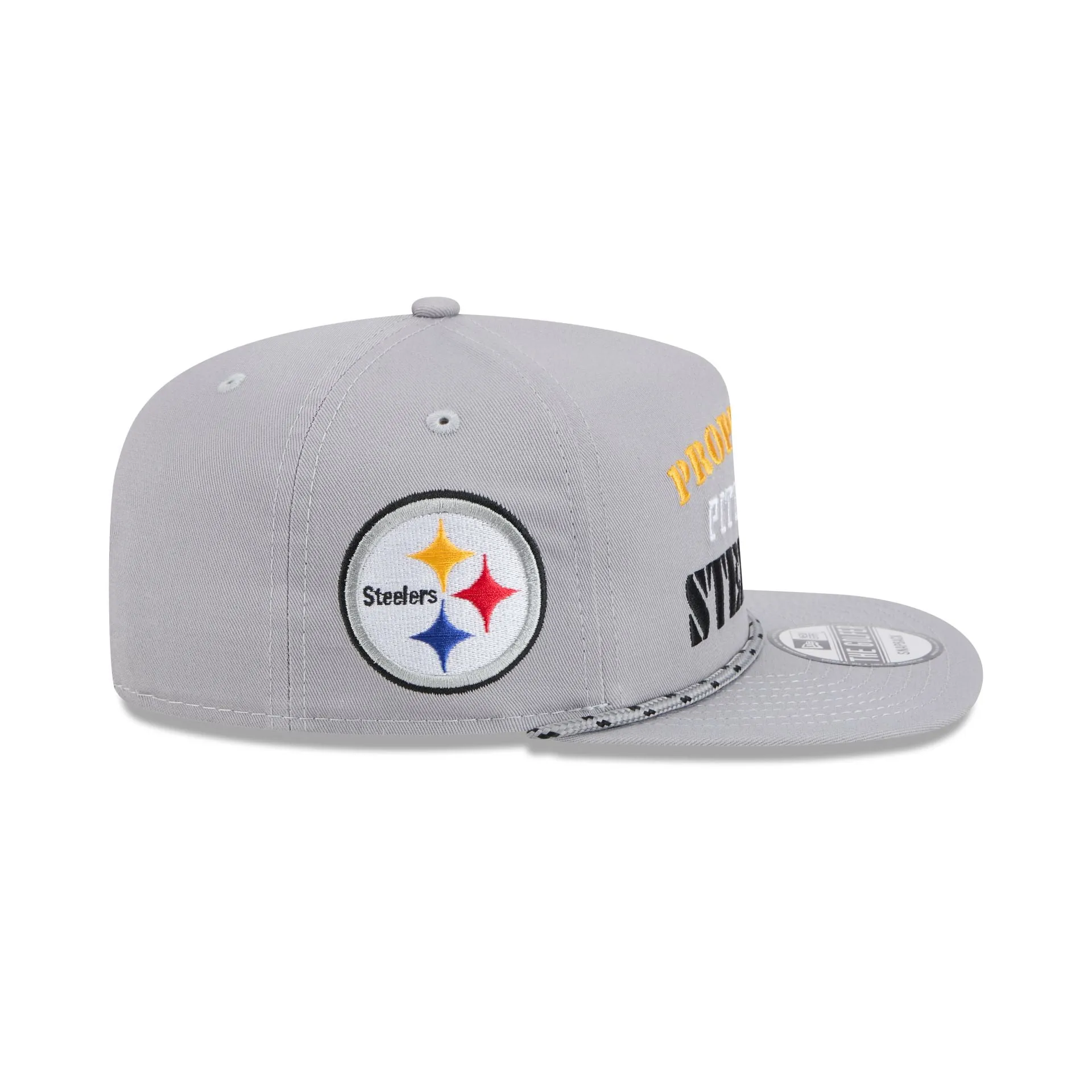 Pittsburgh Steelers Vintage Gray Rope Golfer Hat sold by New Era product image thumbnail 4