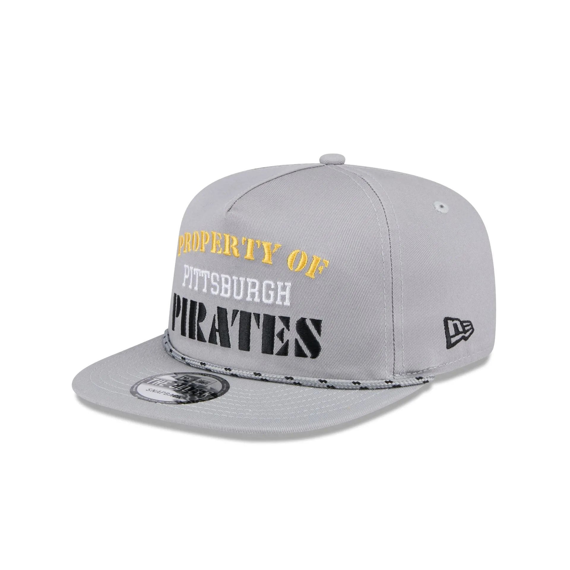 Pittsburgh Pirates Vintage Gray Rope Golfer Hat sold by New Era product image thumbnail 3