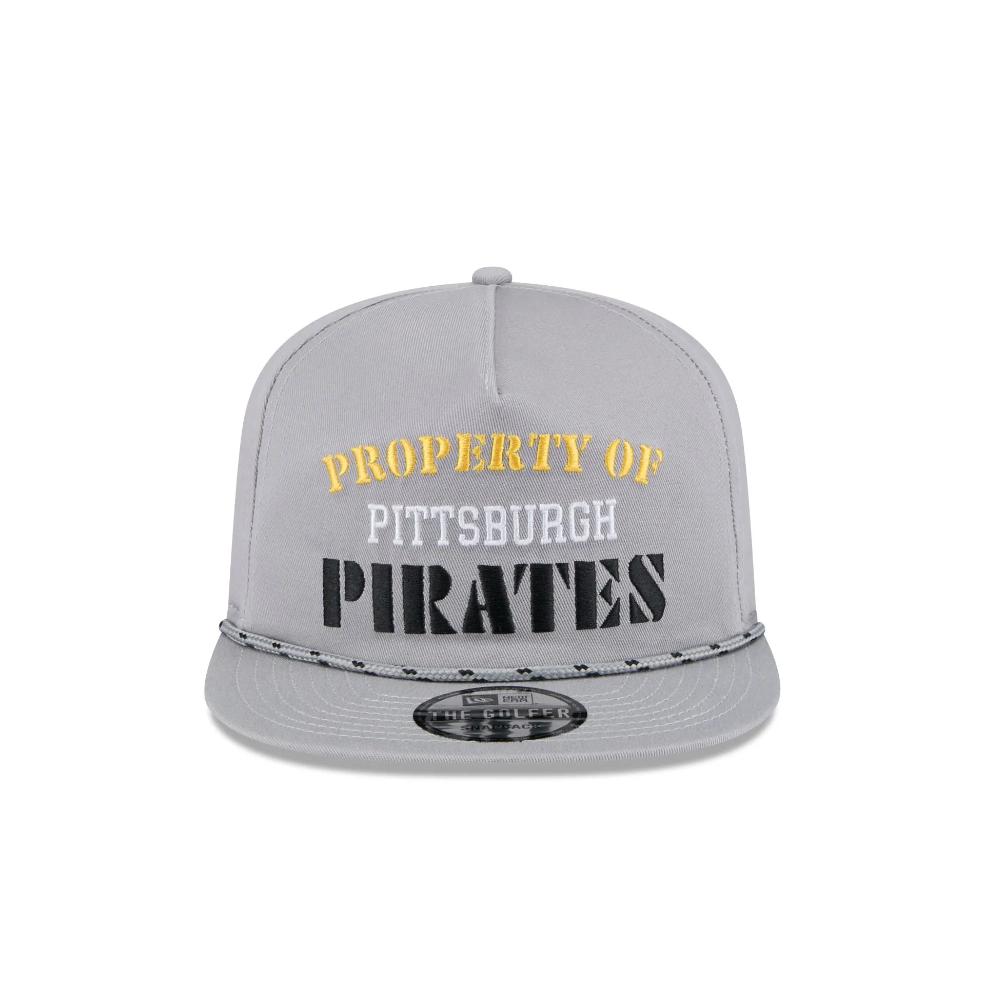 Pittsburgh Pirates Vintage Gray Rope Golfer Hat sold by New Era product image thumbnail 2