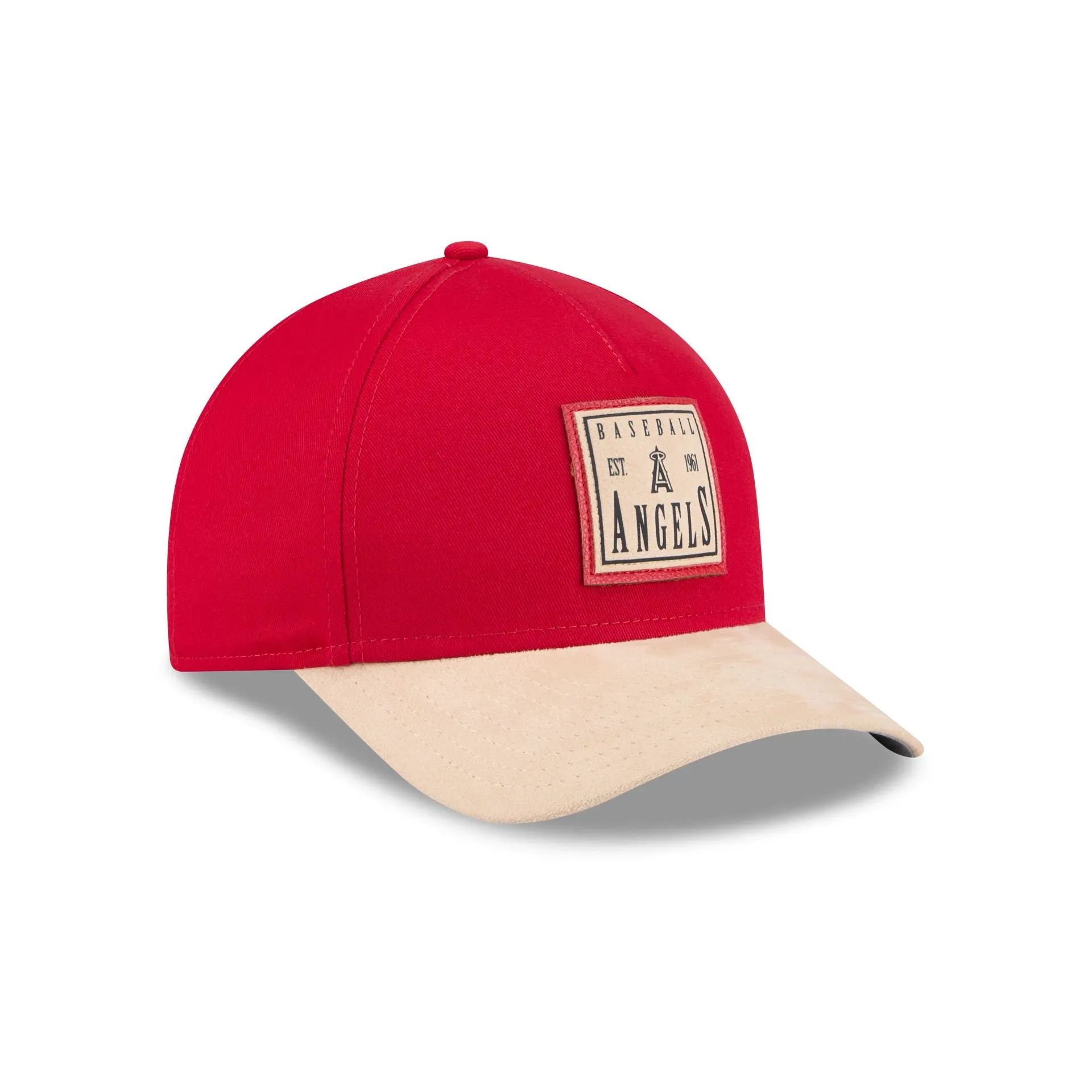 Los Angeles Angels Suede Patch 9FORTY M-Crown A-Frame Adjustable Hat sold by New Era product image thumbnail 3