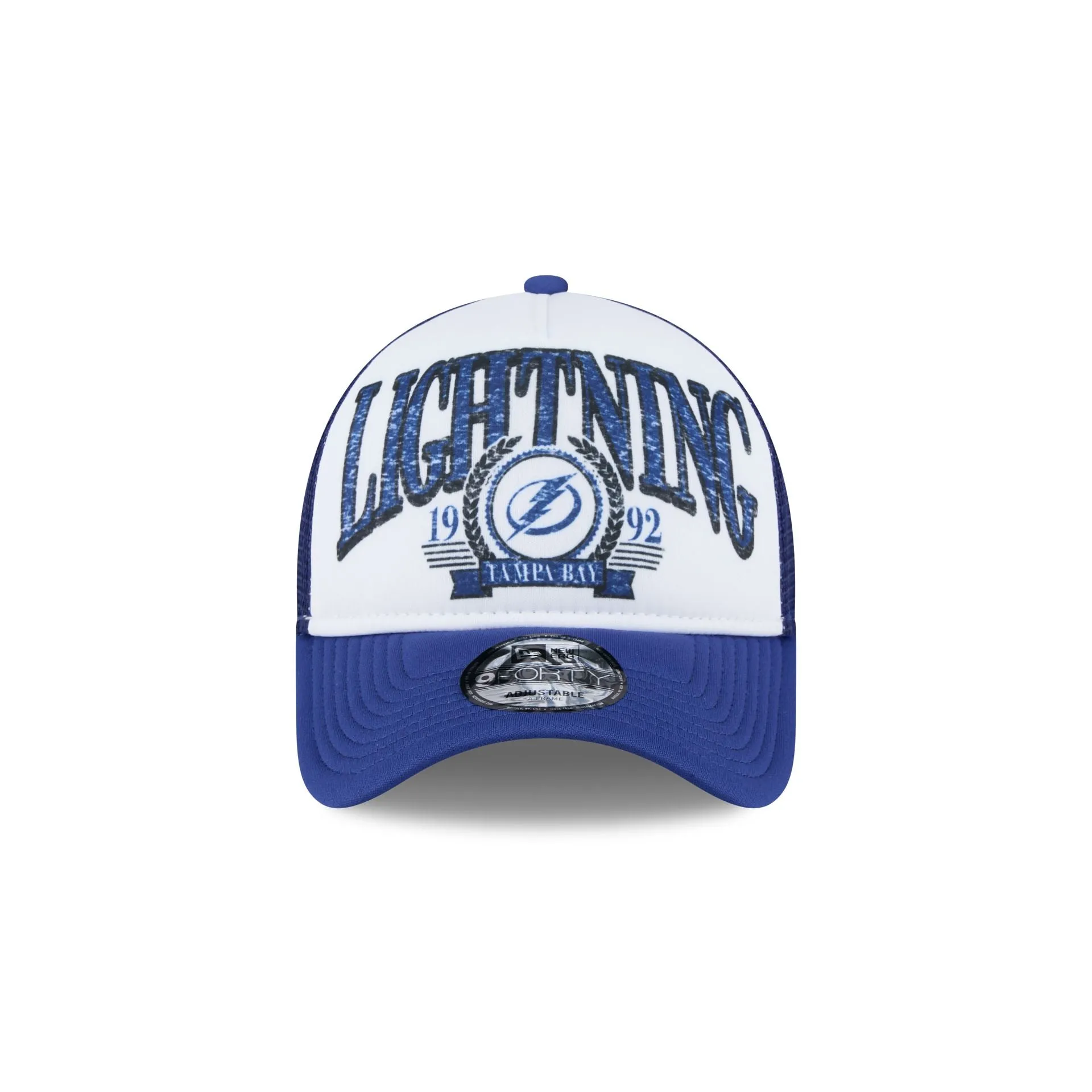 Tampa Bay Lightning Distressed 9FORTY A-Frame Trucker Hat sold by New Era product image thumbnail 2