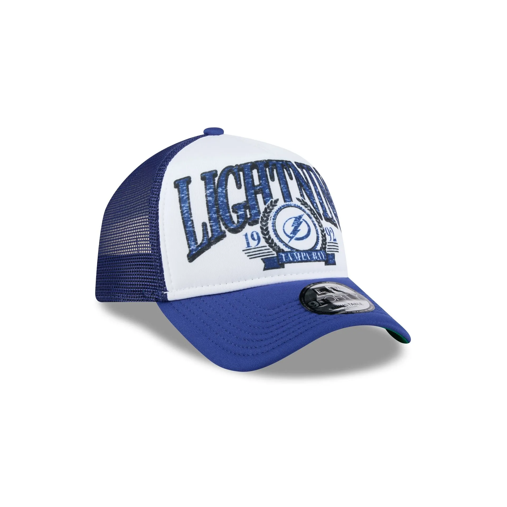 Tampa Bay Lightning Distressed 9FORTY A-Frame Trucker Hat sold by New Era product image thumbnail 3