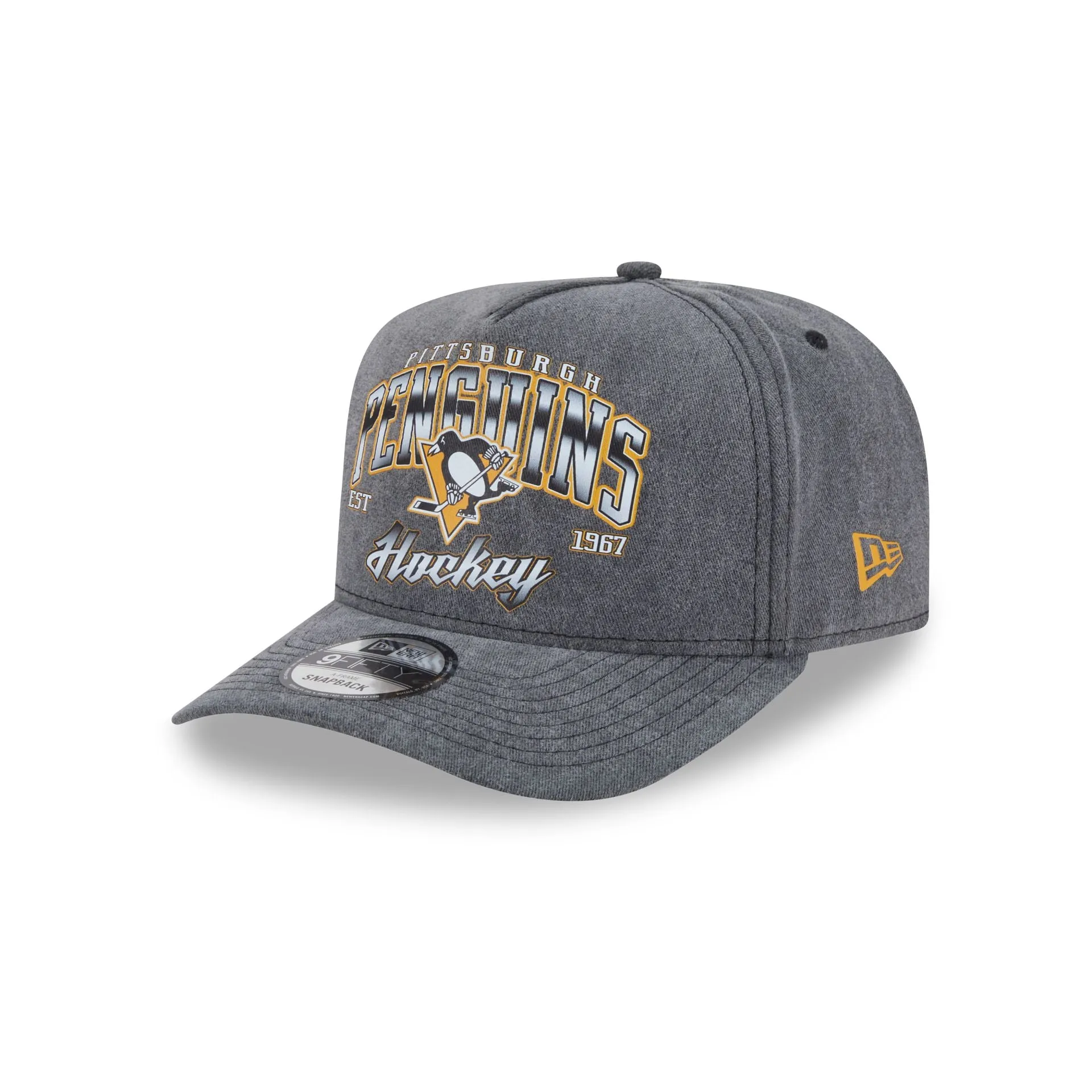 Pittsburgh Penguins Washed 9FIFTY A-Frame Snapback Hat sold by New Era