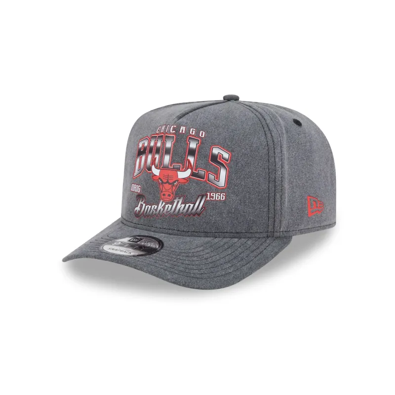 Chicago Bulls Washed 9FIFTY A-Frame Snapback Hat sold by New Era