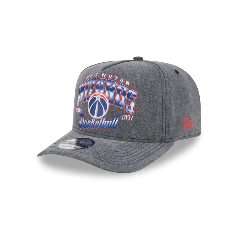 Washington Wizards Washed 9FIFTY A-Frame Snapback Hat sold by New Era
