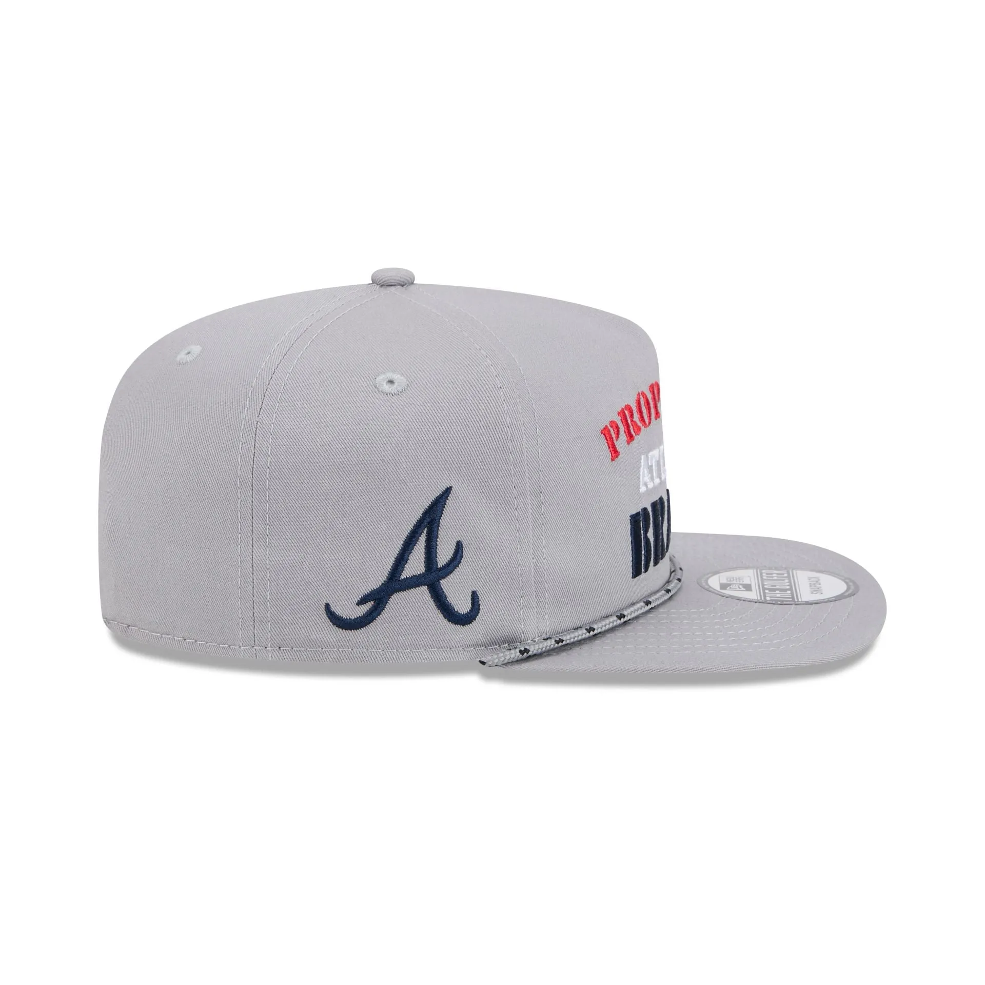 Atlanta Braves Vintage Gray Rope Golfer Hat sold by New Era product image thumbnail 4