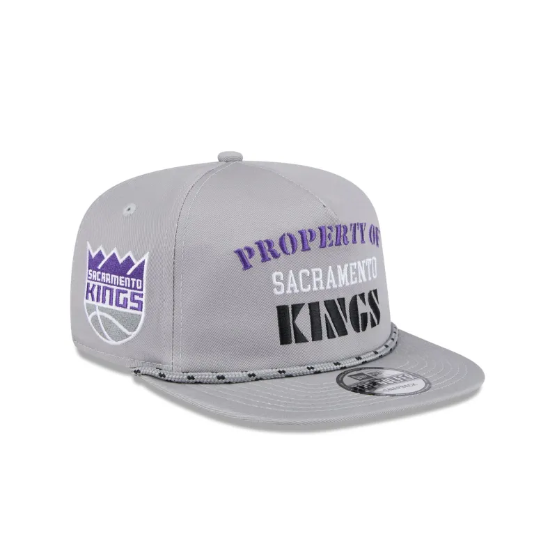 Sacramento Kings Vintage Gray Rope Golfer Hat sold by New Era