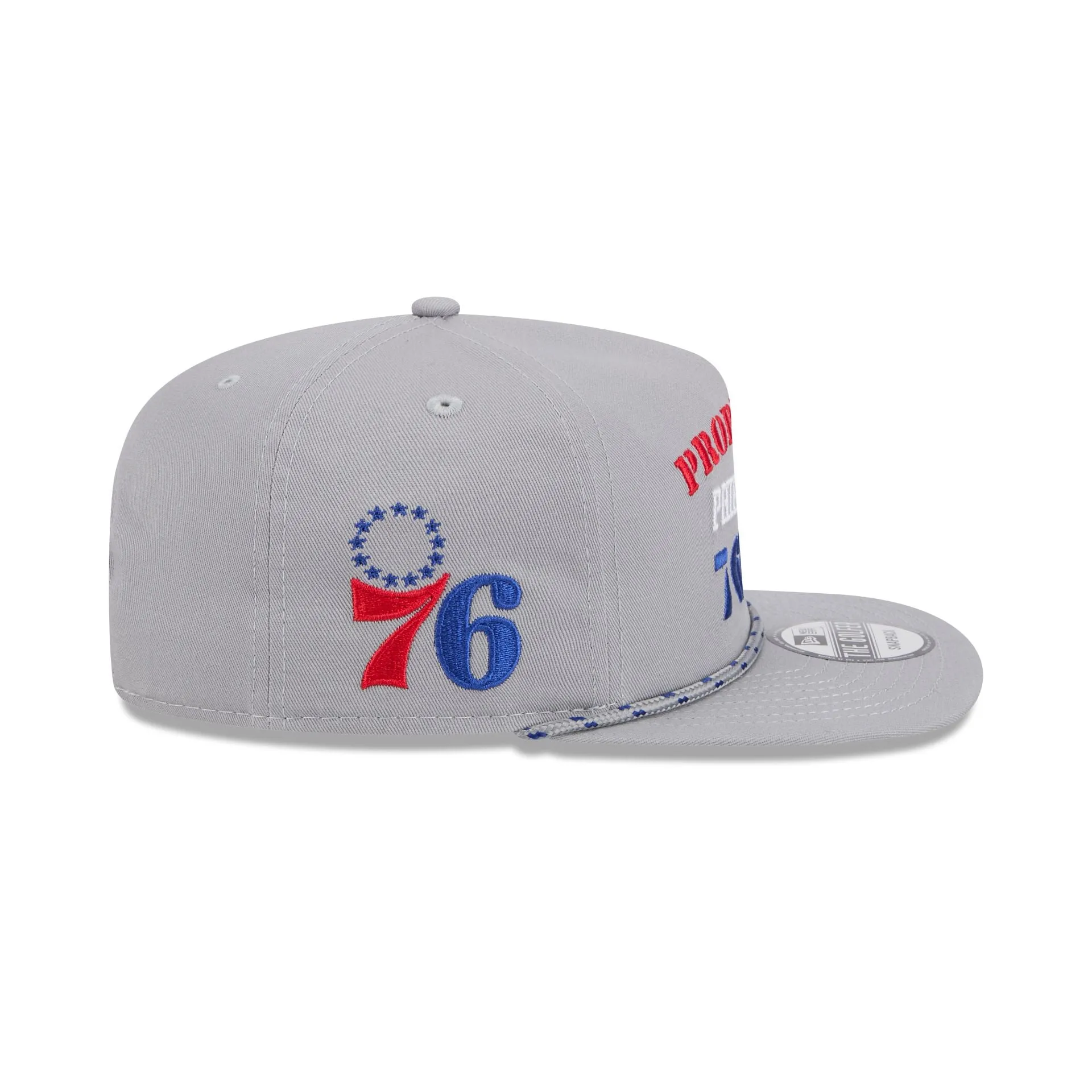 Philadelphia 76ers Vintage Gray Rope Golfer Hat sold by New Era product image thumbnail 4
