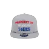 Philadelphia 76ers Vintage Gray Rope Golfer Hat sold by New Era