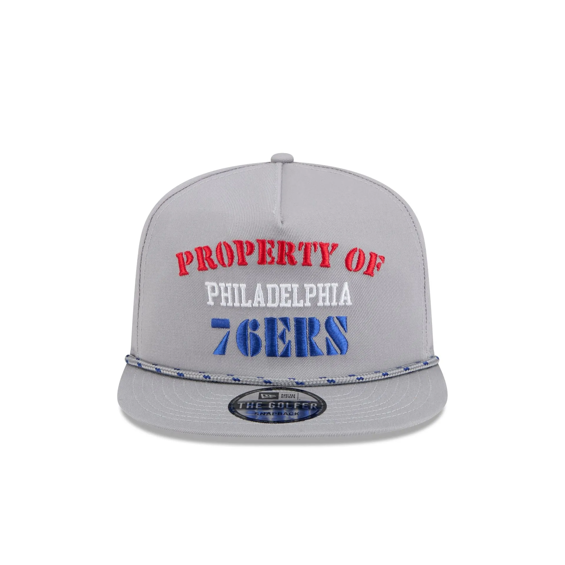 Philadelphia 76ers Vintage Gray Rope Golfer Hat sold by New Era product image thumbnail 2
