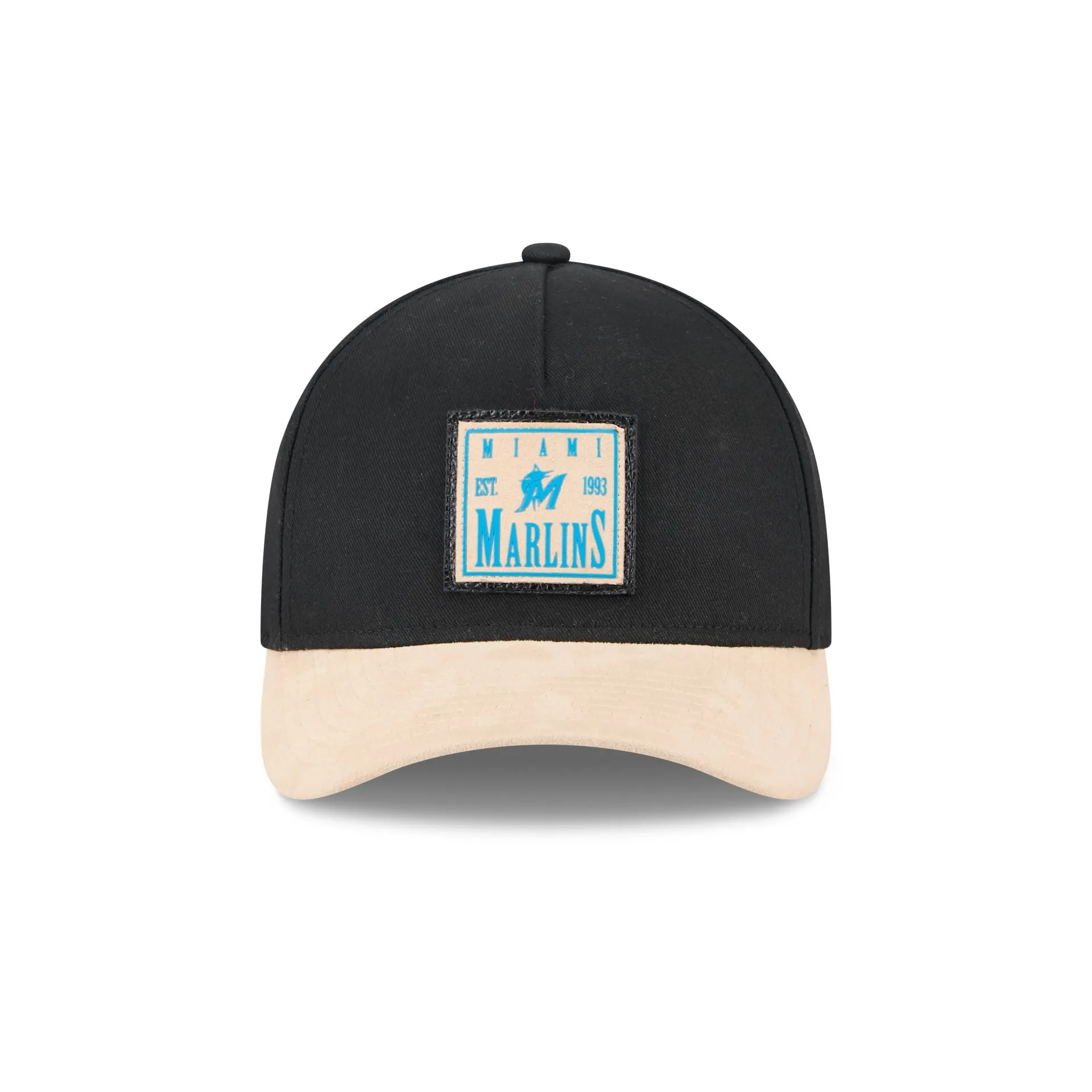 Miami Marlins Suede Patch 9FORTY M-Crown A-Frame Adjustable Hat sold by New Era product image thumbnail 2
