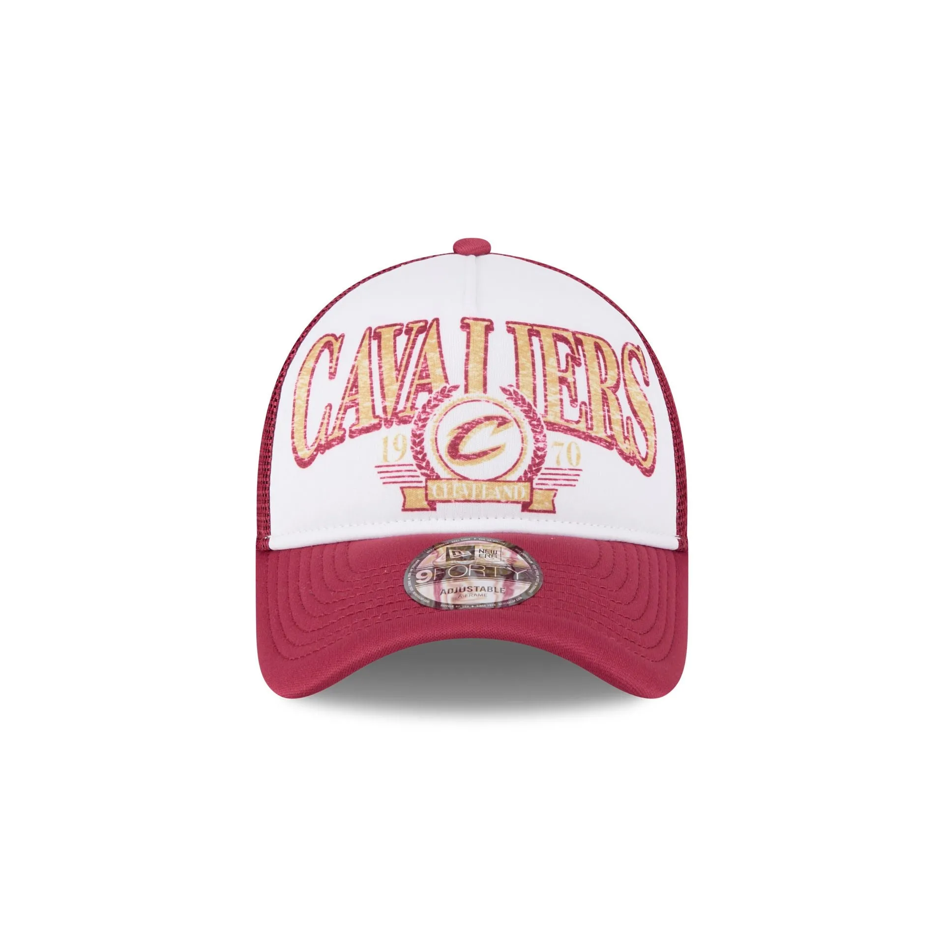 Cleveland Cavaliers Distressed 9FORTY A-Frame Trucker Hat sold by New Era product image thumbnail 2