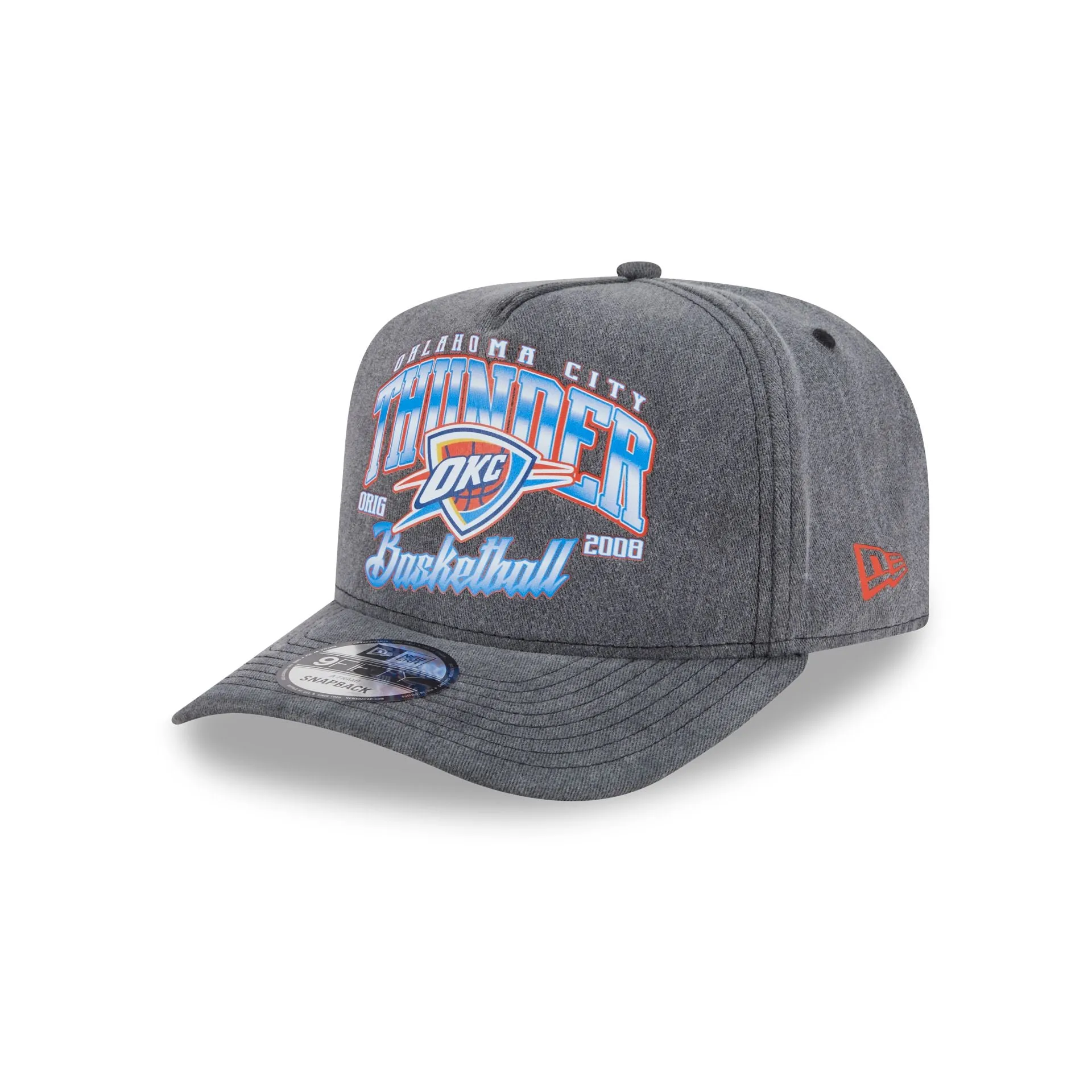 Oklahoma City Thunder Washed 9FIFTY A-Frame Snapback Hat sold by New Era