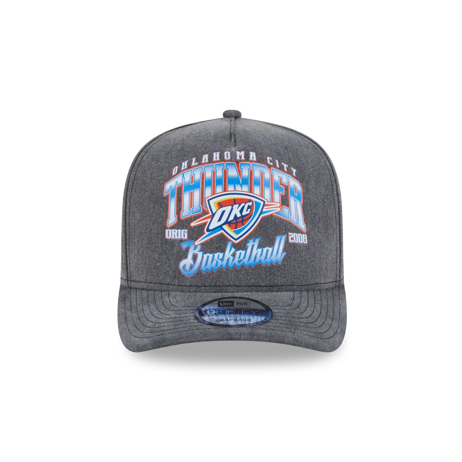 Oklahoma City Thunder Washed 9FIFTY A-Frame Snapback Hat sold by New Era product image thumbnail 2