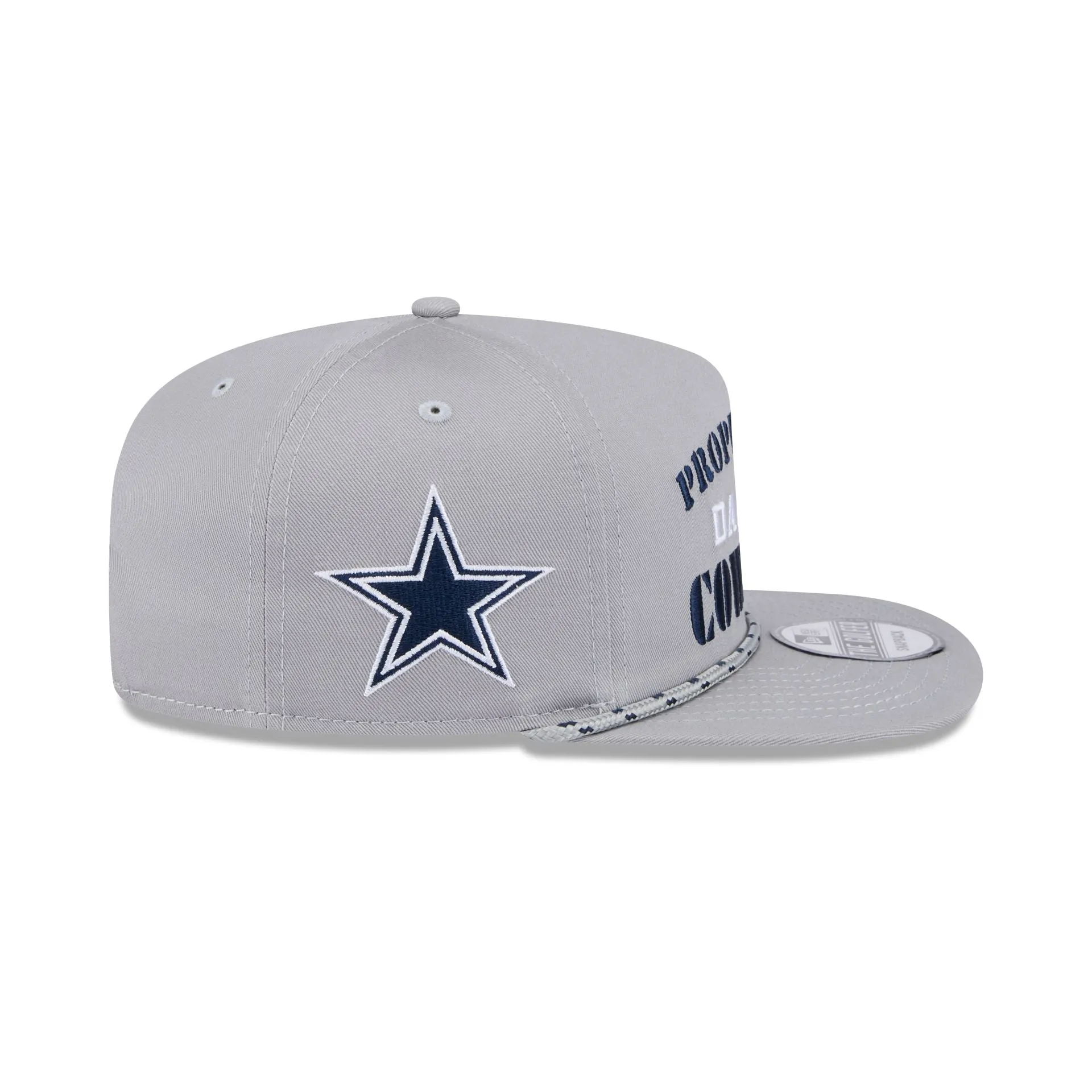 Dallas Cowboys Vintage Gray Rope Golfer Hat sold by New Era product image thumbnail 4