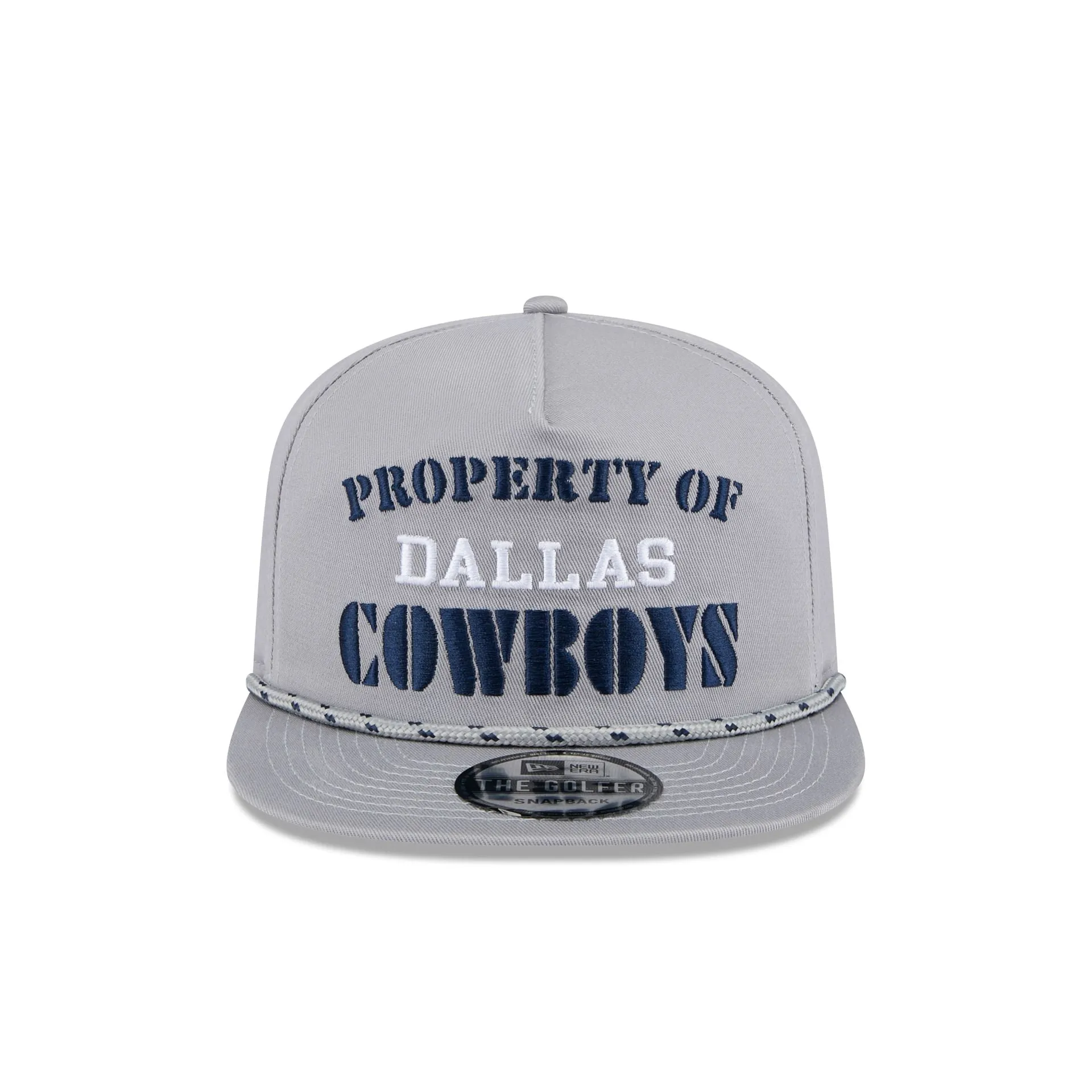 Dallas Cowboys Vintage Gray Rope Golfer Hat sold by New Era product image thumbnail 2