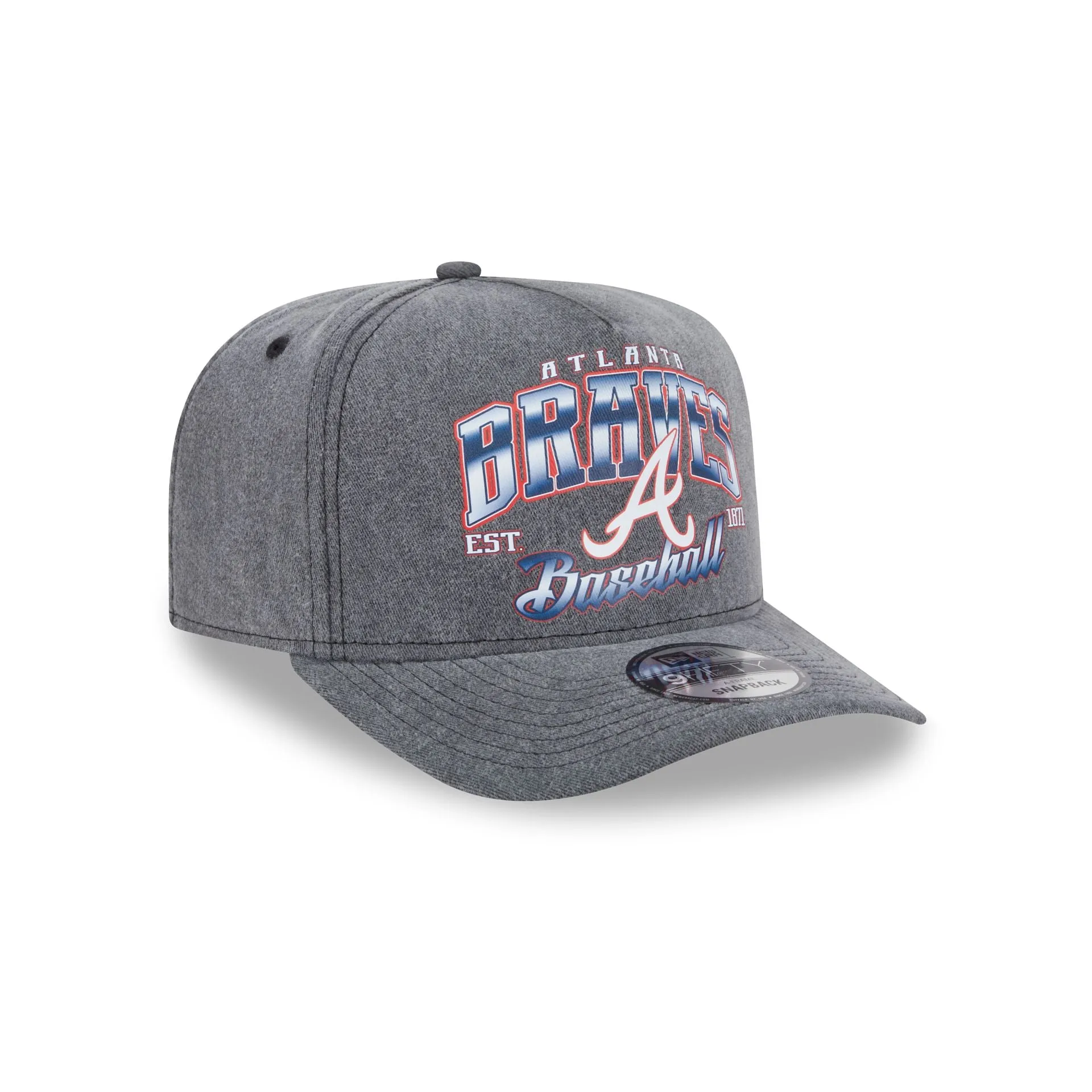 Atlanta Braves Washed 9FIFTY A-Frame Snapback Hat sold by New Era product image thumbnail 3