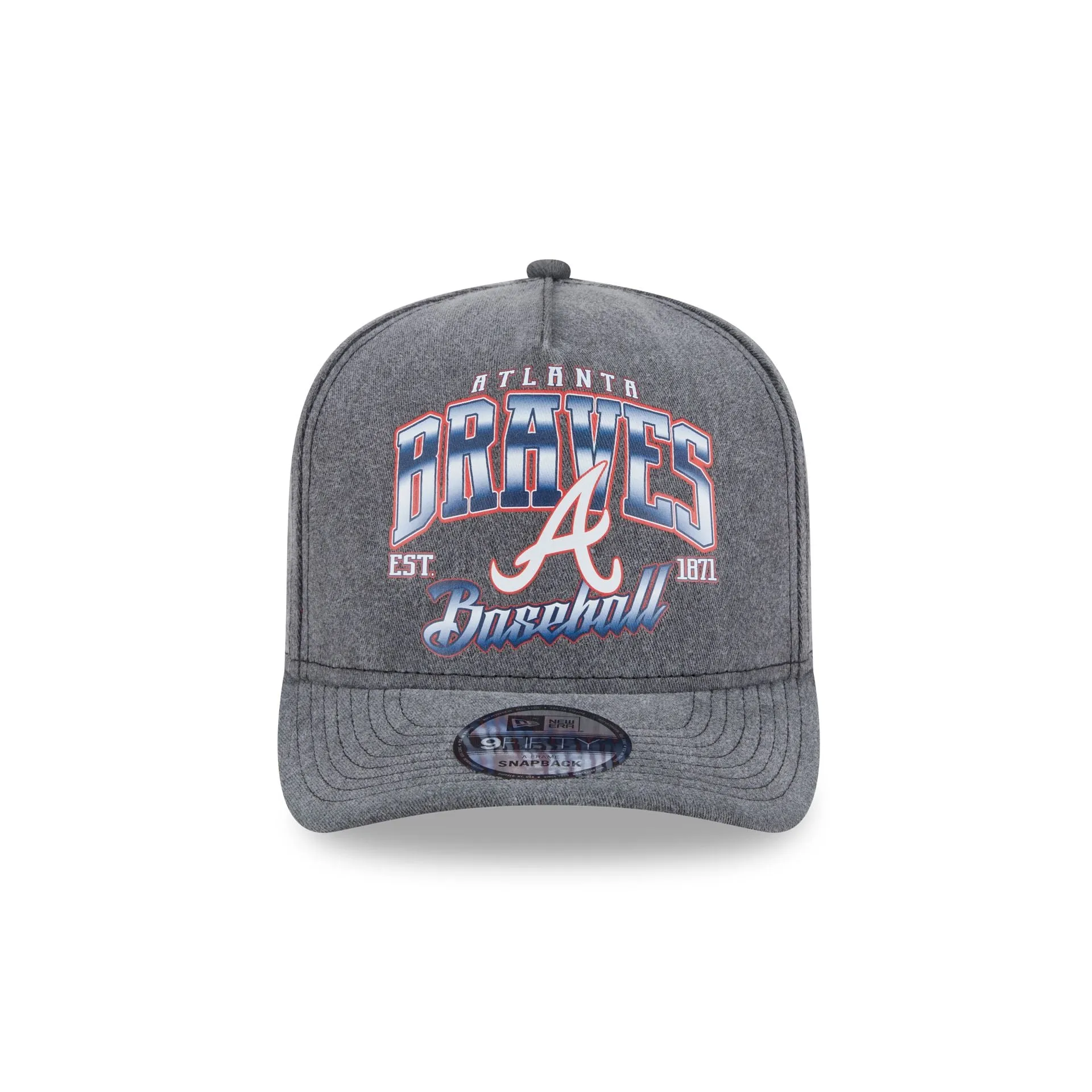Atlanta Braves Washed 9FIFTY A-Frame Snapback Hat sold by New Era product image thumbnail 2