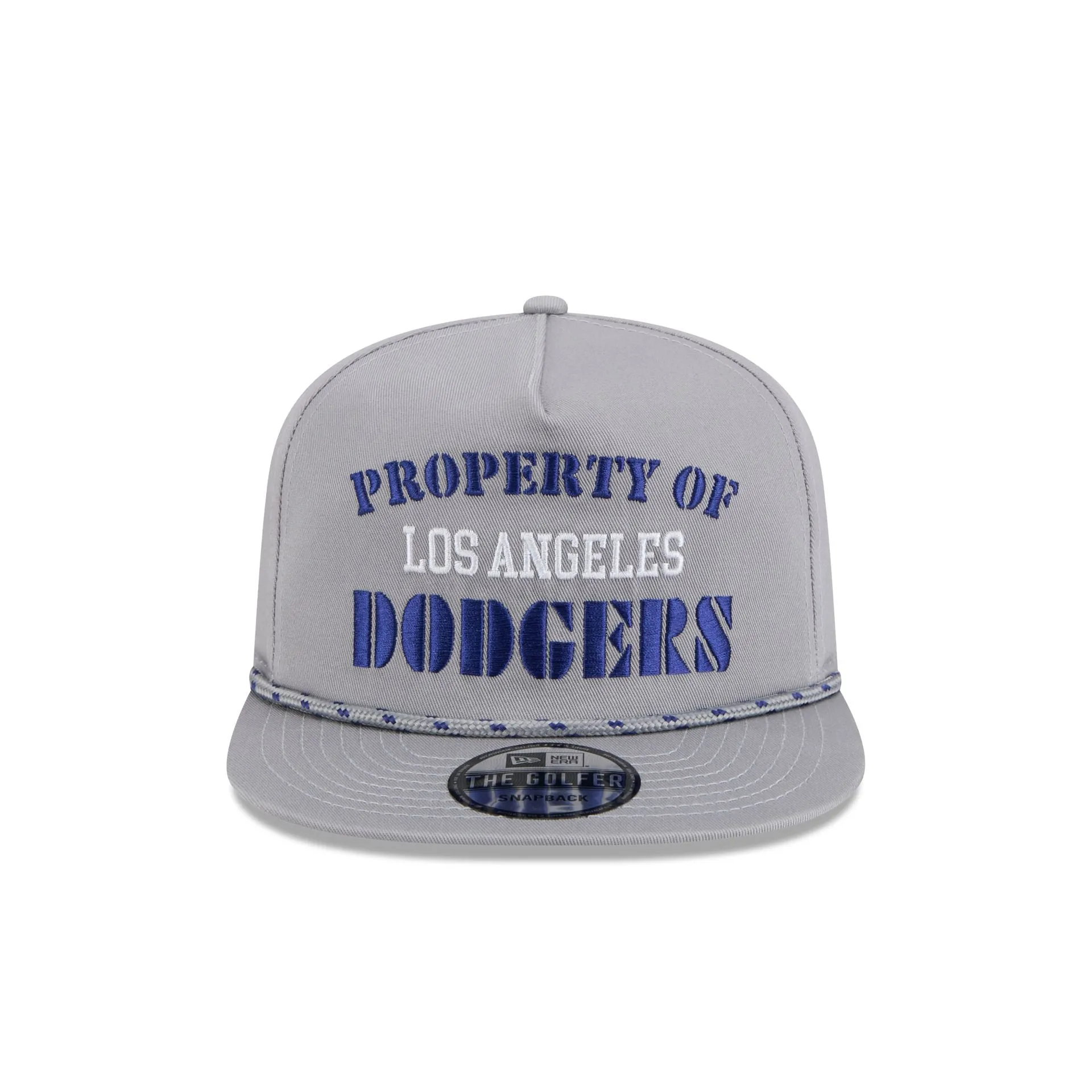 Los Angeles Dodgers Vintage Gray Rope Golfer Hat sold by New Era product image thumbnail 2