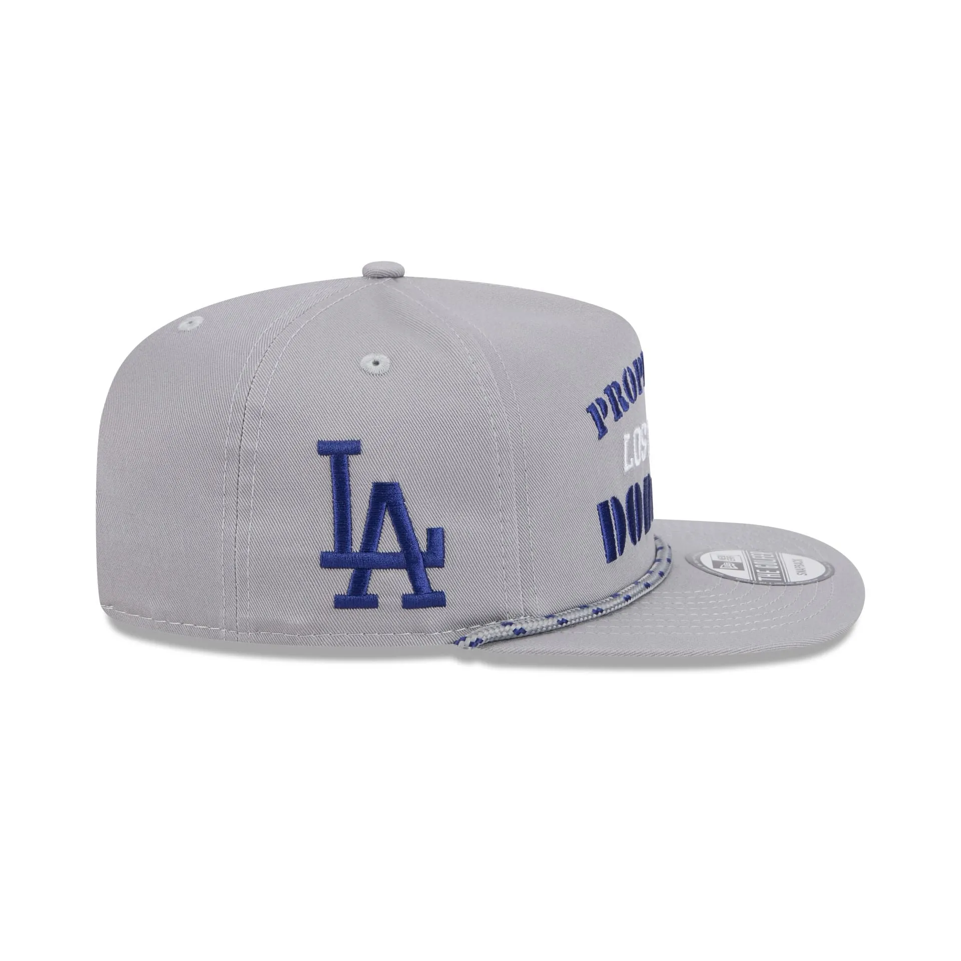 Los Angeles Dodgers Vintage Gray Rope Golfer Hat sold by New Era product image thumbnail 4