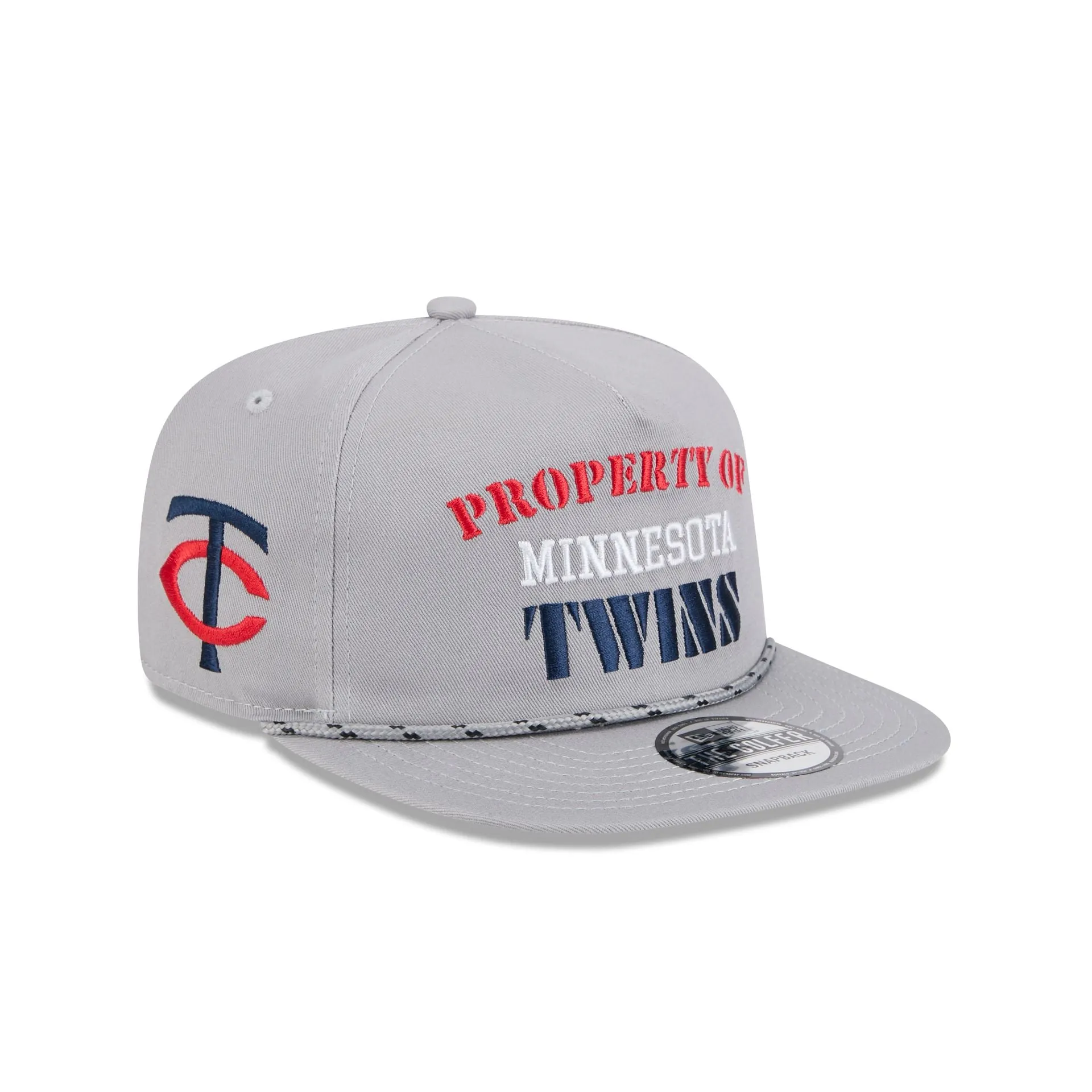 Minnesota Twins Vintage Gray Rope Golfer Hat sold by New Era