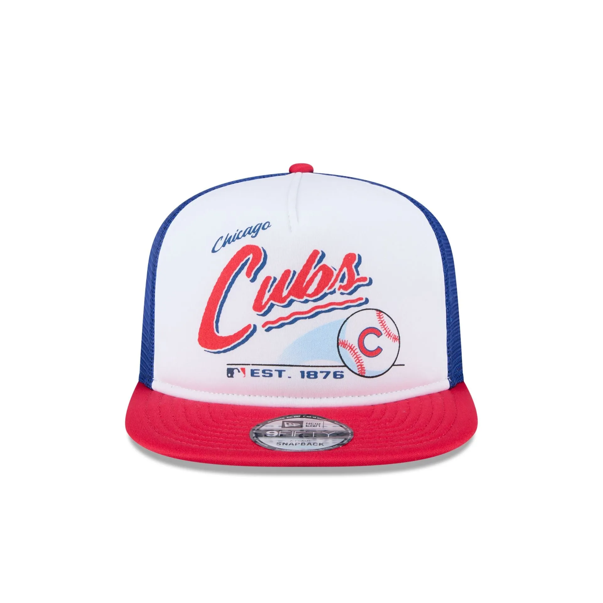 Chicago Cubs Retro Script 9FIFTY A-Frame Trucker Hat sold by New Era product image thumbnail 2