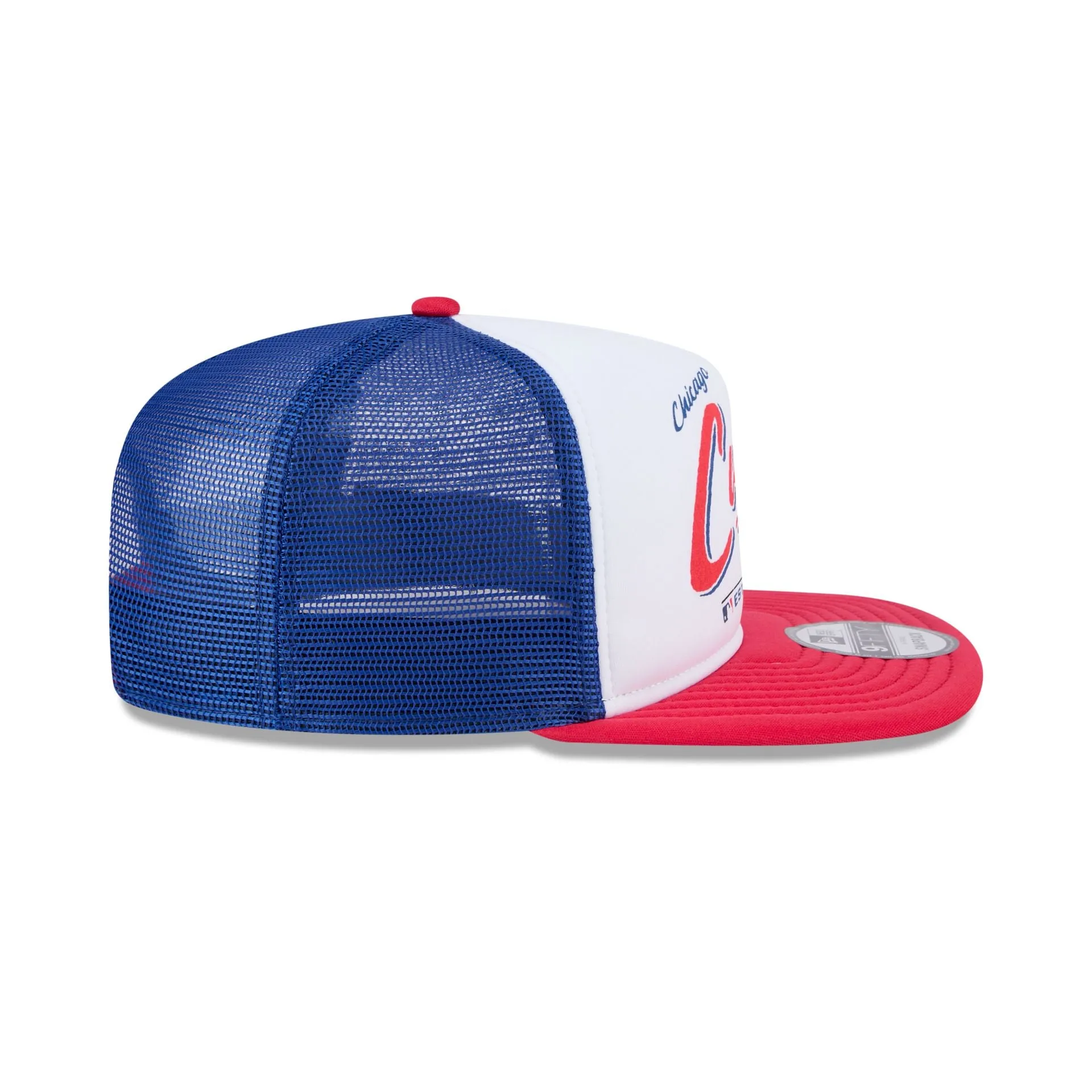 Chicago Cubs Retro Script 9FIFTY A-Frame Trucker Hat sold by New Era product image thumbnail 5