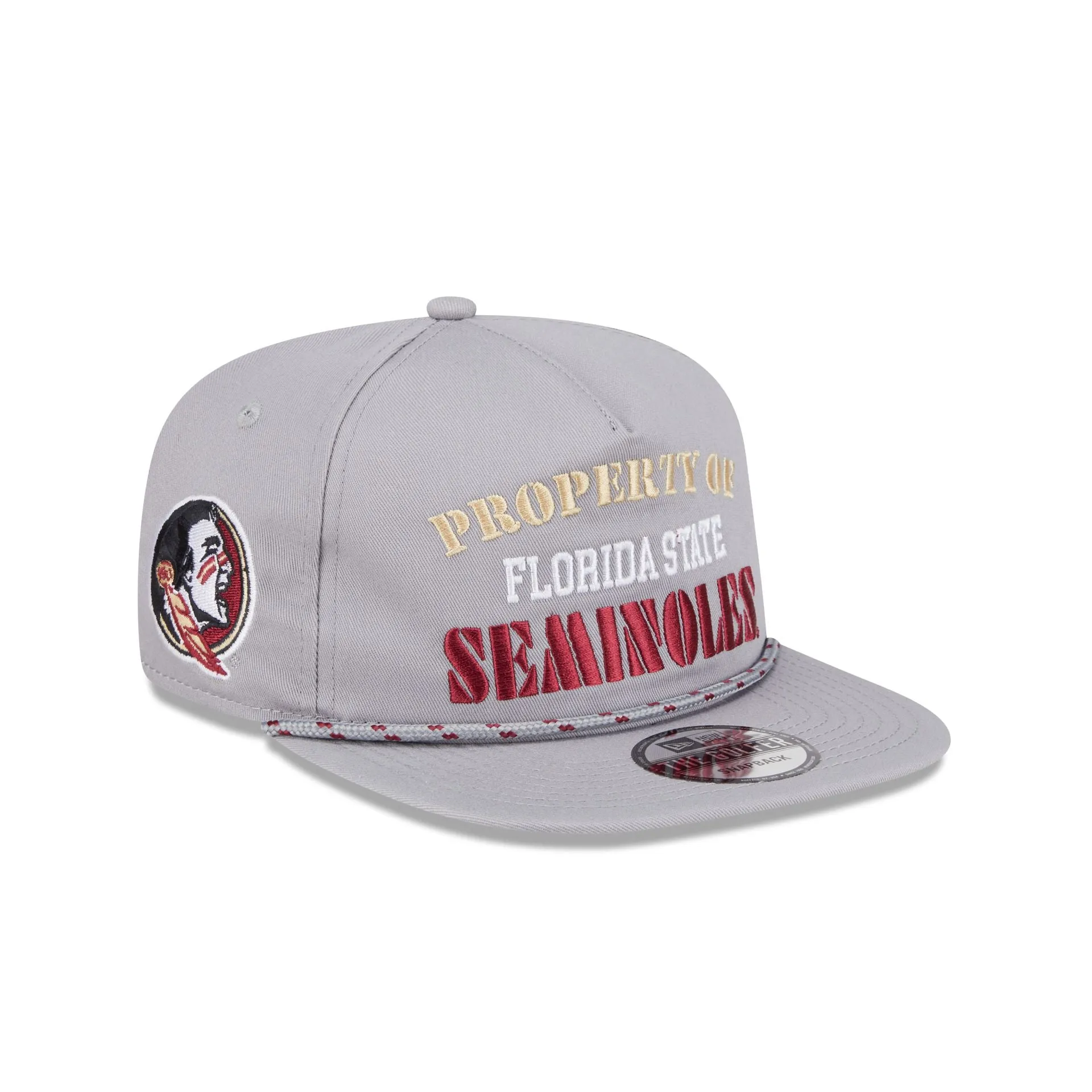 Florida State Seminoles Vintage Gray Rope Golfer Hat sold by New Era