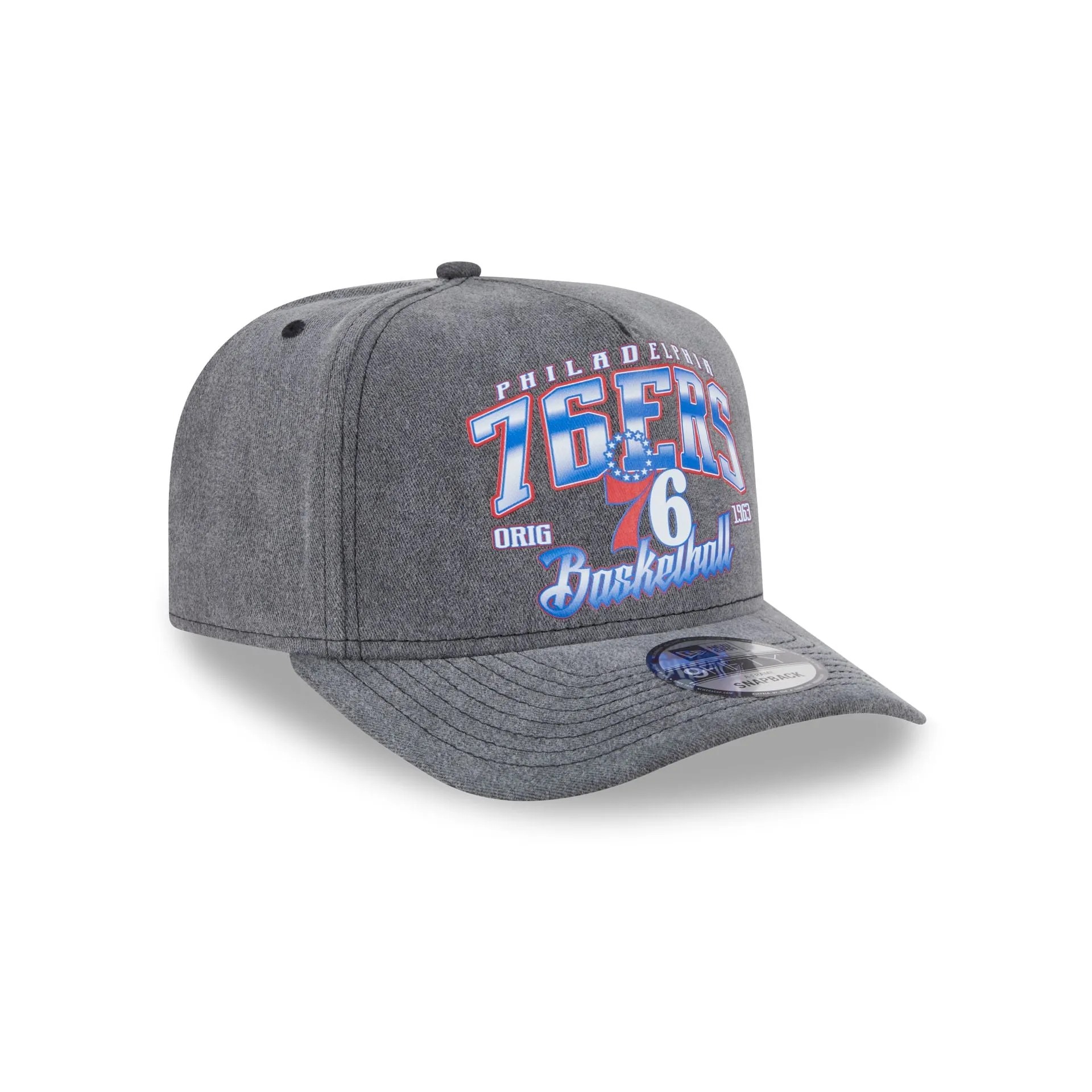 Philadelphia 76ers Washed 9FIFTY A-Frame Snapback Hat sold by New Era product image thumbnail 3