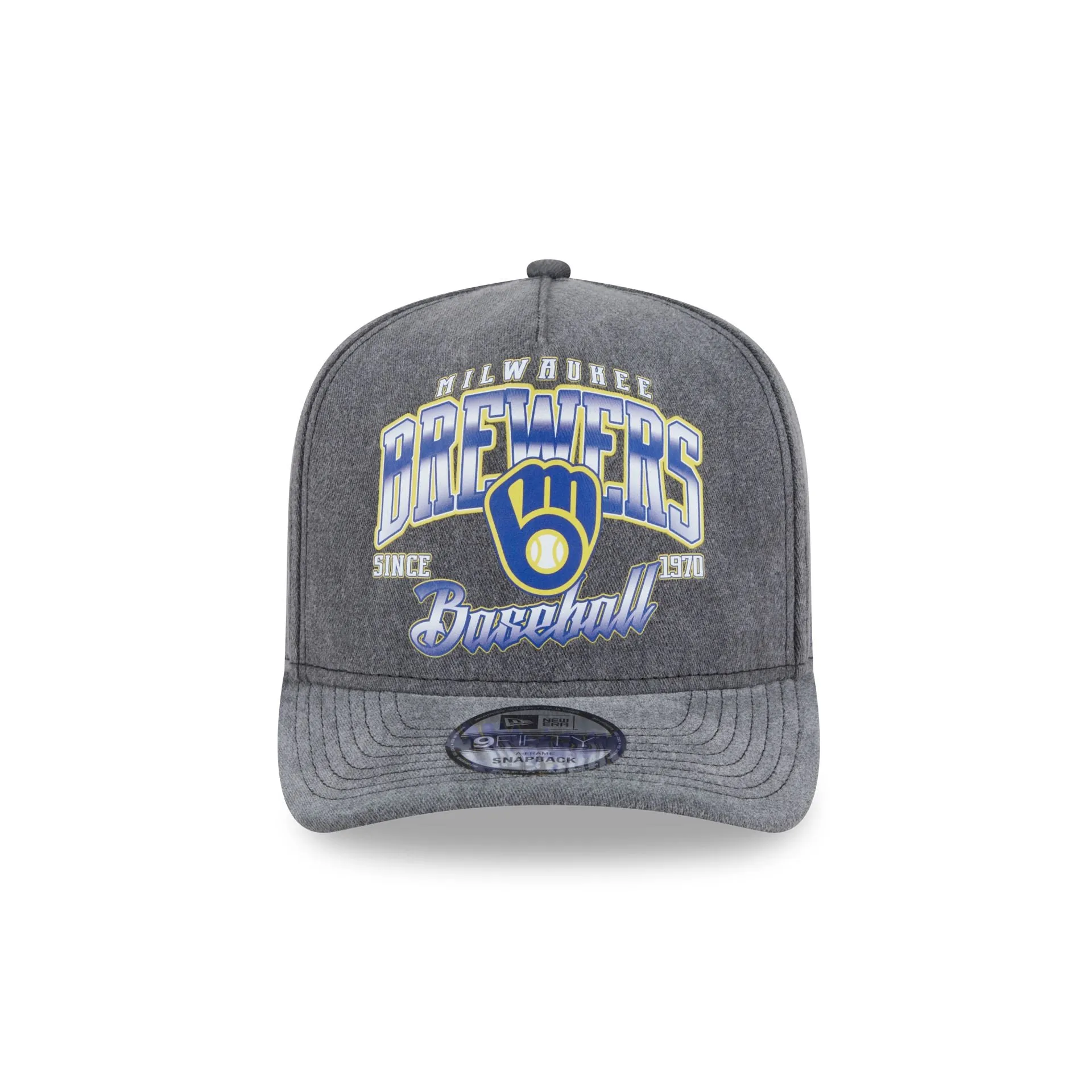 Milwaukee Brewers Washed 9FIFTY A-Frame Snapback Hat sold by New Era product image thumbnail 2