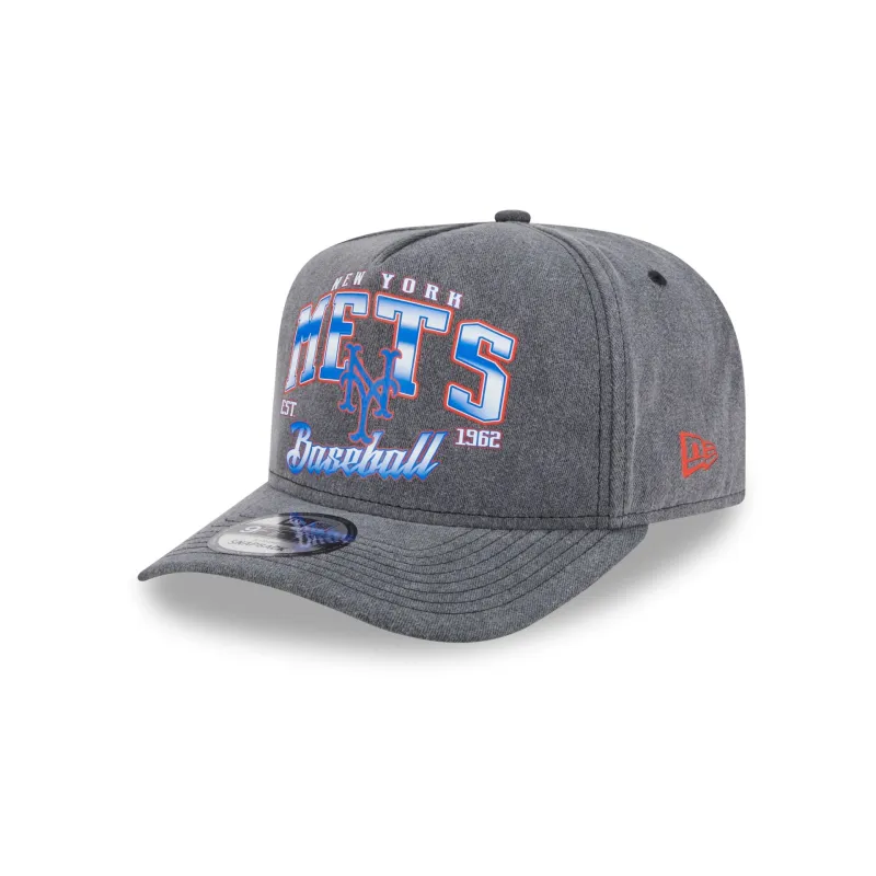 New York Mets Washed 9FIFTY A-Frame Snapback Hat sold by New Era