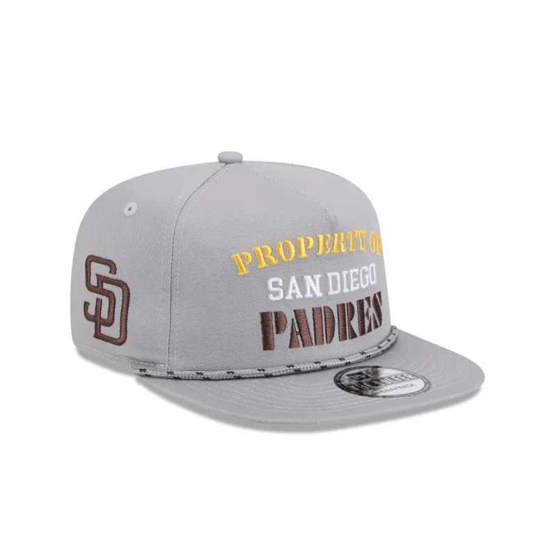 San Diego Padres Vintage Gray Rope Golfer Hat sold by New Era