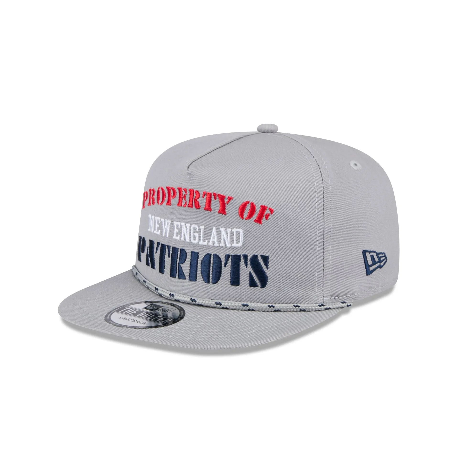 New England Patriots Vintage Gray Rope Golfer Hat sold by New Era product image thumbnail 3