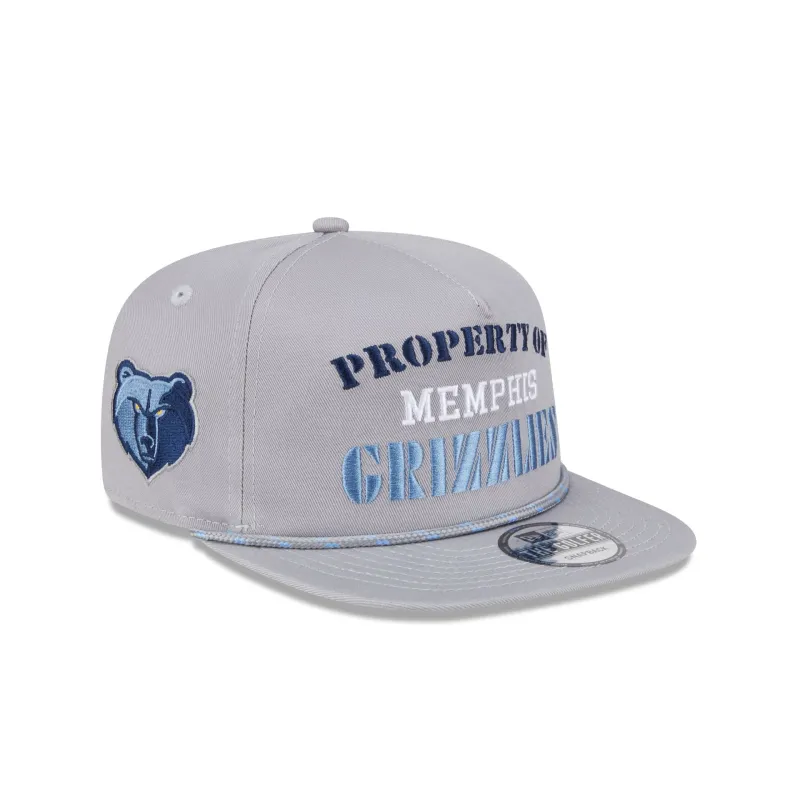Memphis Grizzlies Vintage Gray Rope Golfer Hat sold by New Era