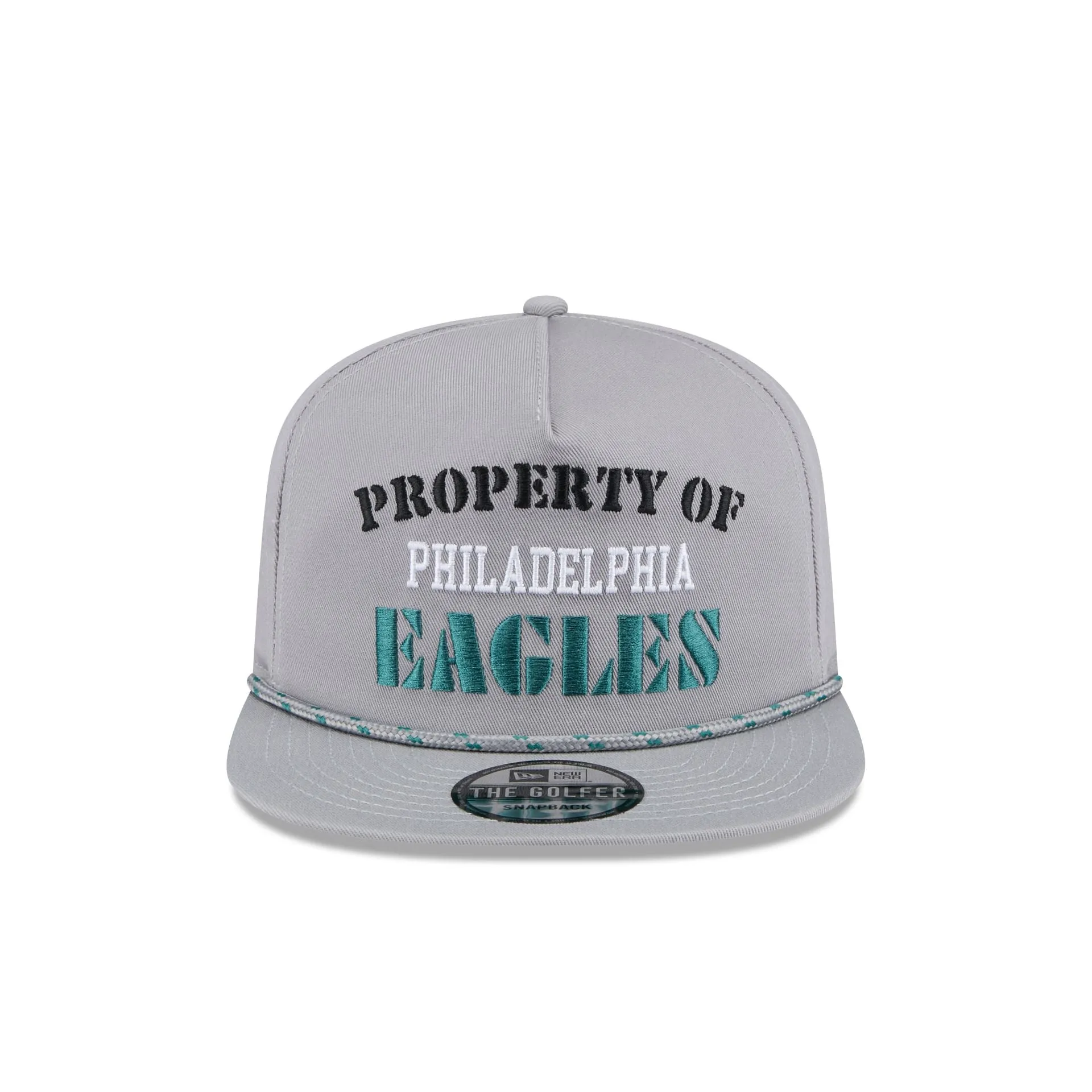 Philadelphia Eagles Vintage Gray Rope Golfer Hat sold by New Era product image thumbnail 2