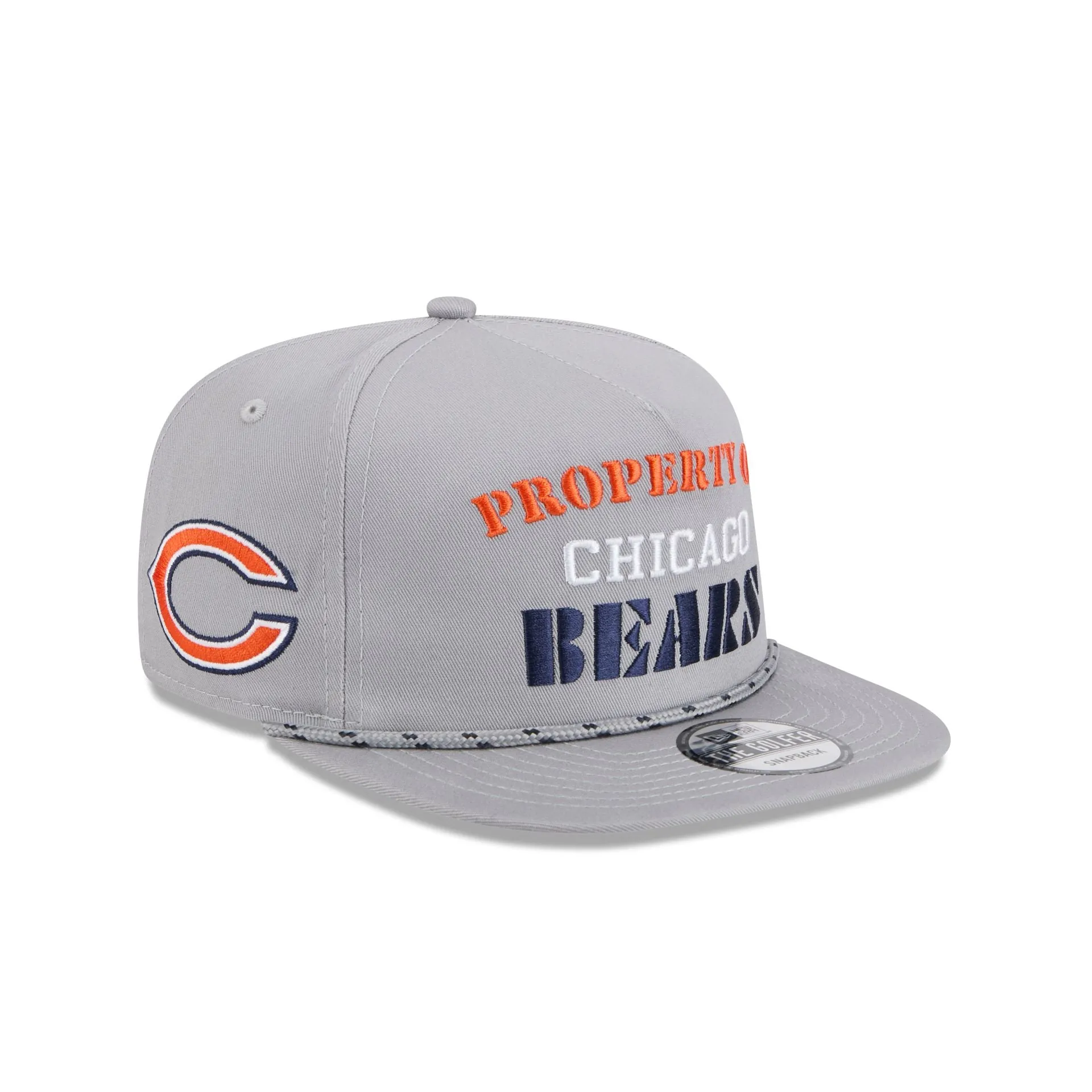 Chicago Bears Vintage Gray Rope Golfer Hat sold by New Era