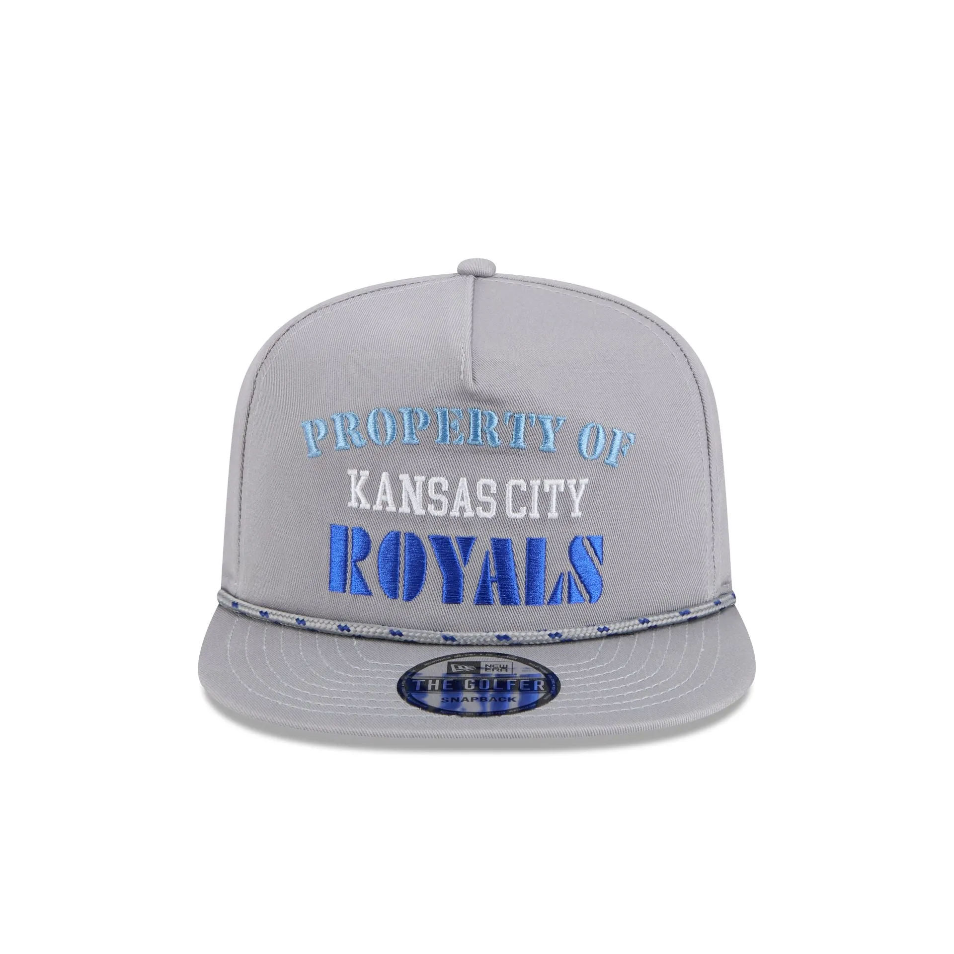 Kansas City Royals Vintage Gray Rope Golfer Hat sold by New Era product image thumbnail 2