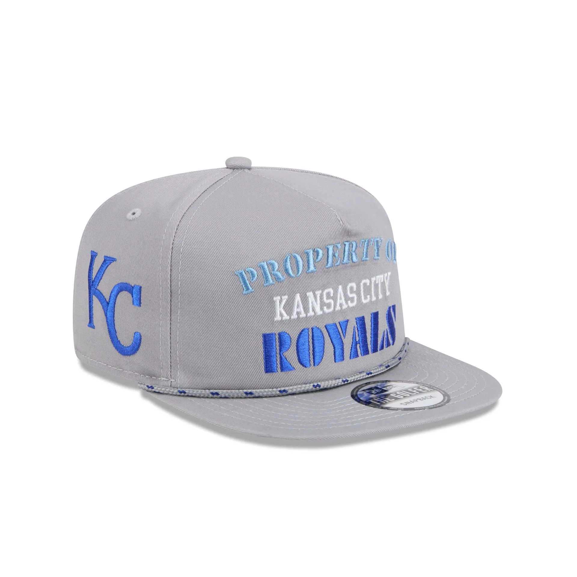 Kansas City Royals Vintage Gray Rope Golfer Hat sold by New Era