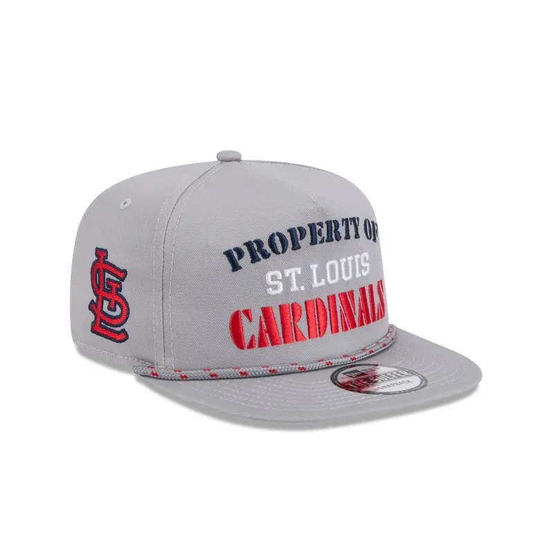 St. Louis Cardinals Vintage Gray Rope Golfer Hat sold by New Era