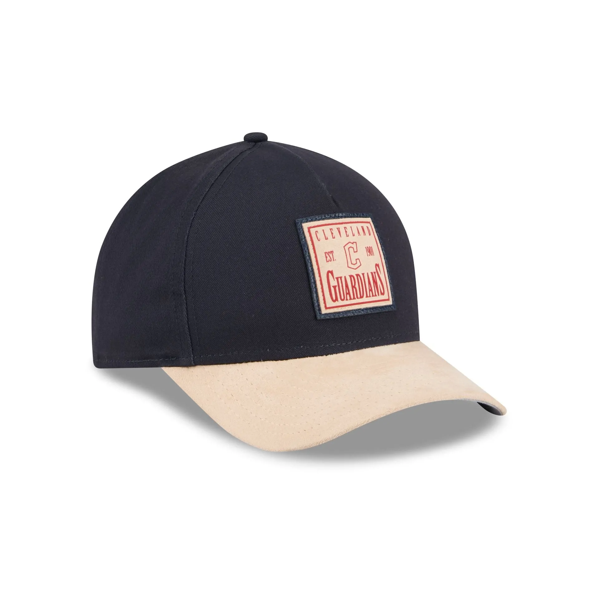 Cleveland Guardians Suede Patch 9FORTY M-Crown A-Frame Adjustable Hat sold by New Era product image thumbnail 3