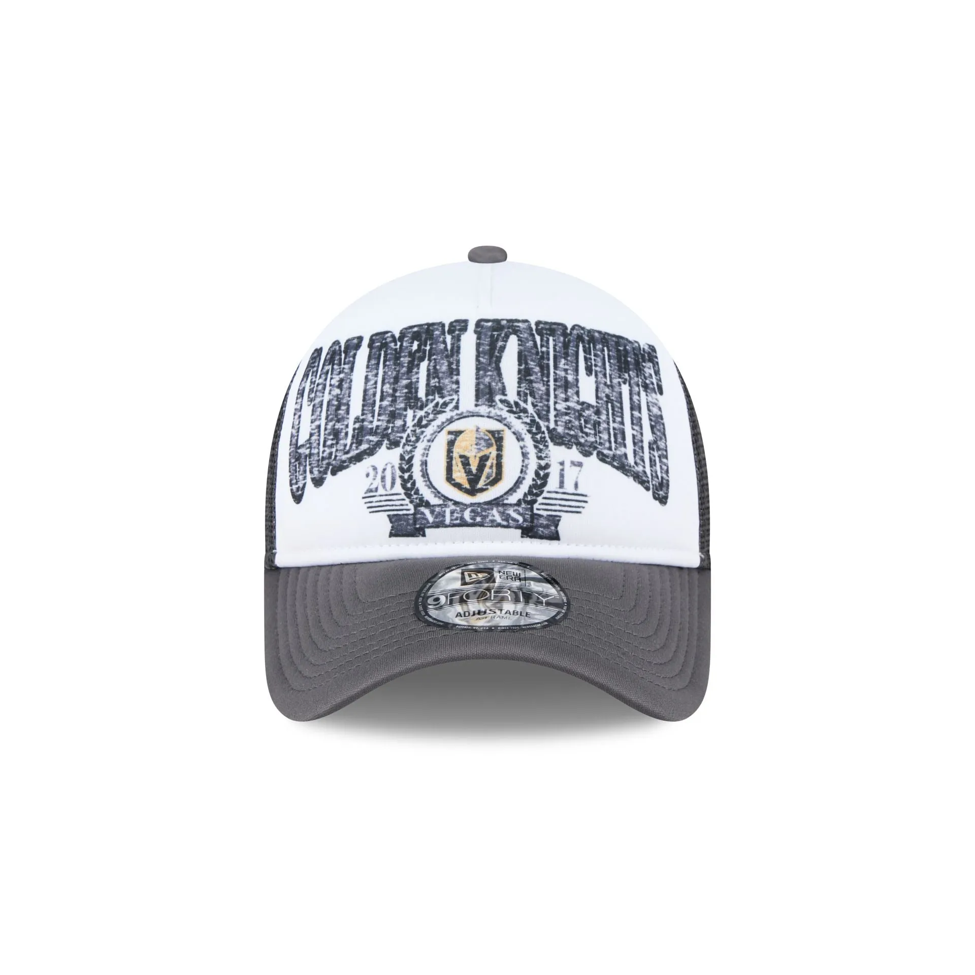 Vegas Golden Knights Distressed 9FORTY A-Frame Trucker Hat sold by New Era product image thumbnail 2