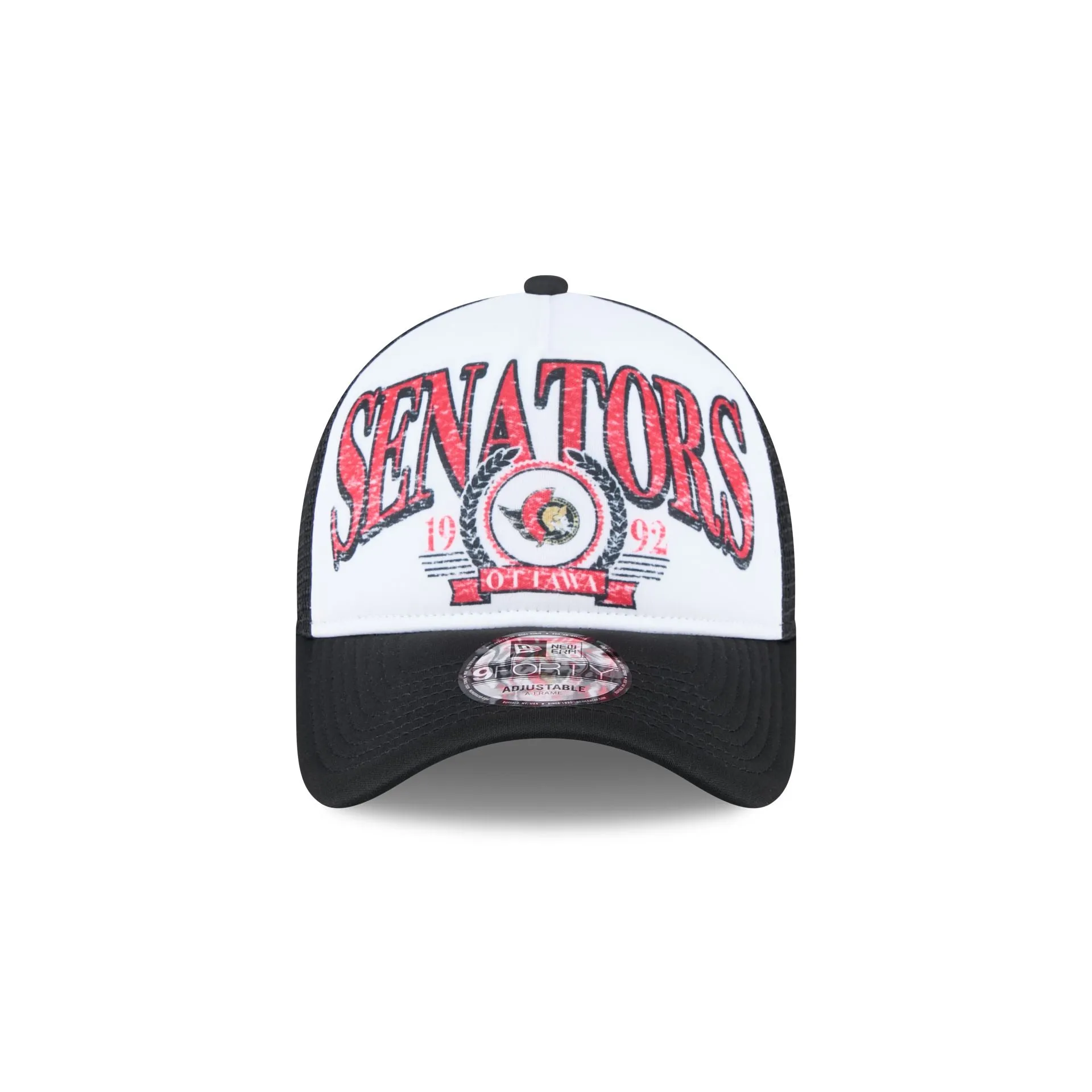 Ottawa Senators Distressed 9FORTY A-Frame Trucker Hat sold by New Era product image thumbnail 2