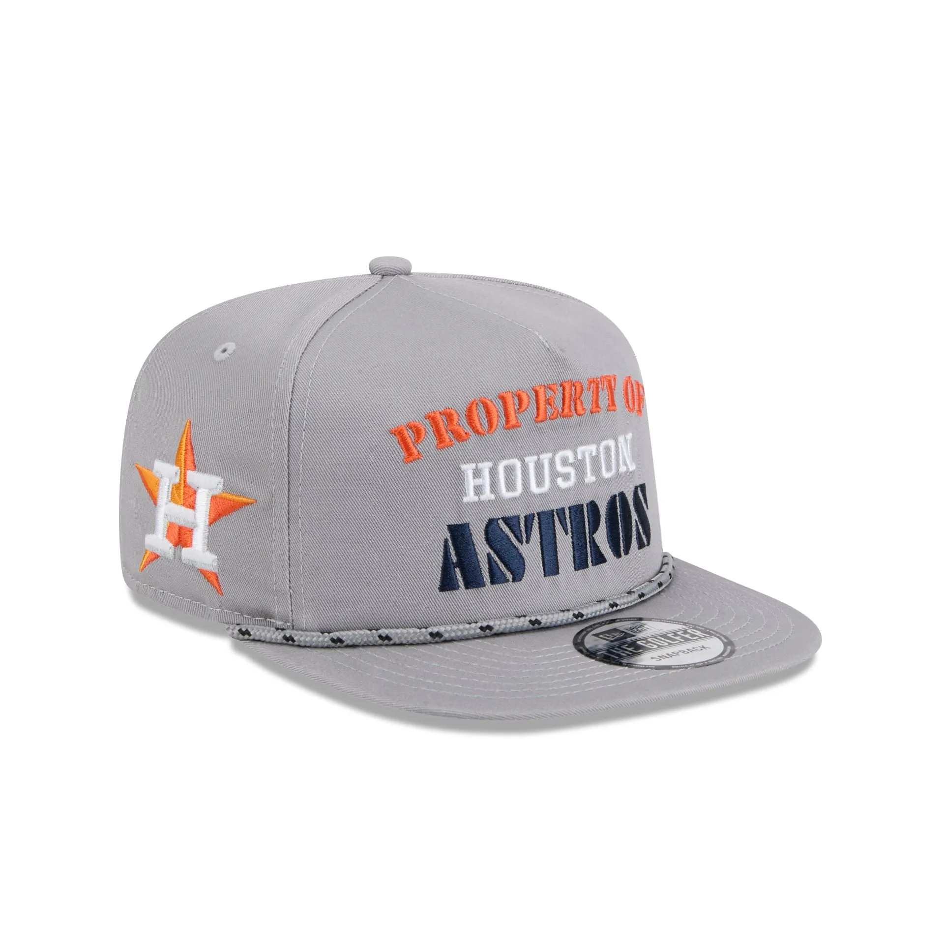 Houston Astros Vintage Gray Rope Golfer Hat sold by New Era