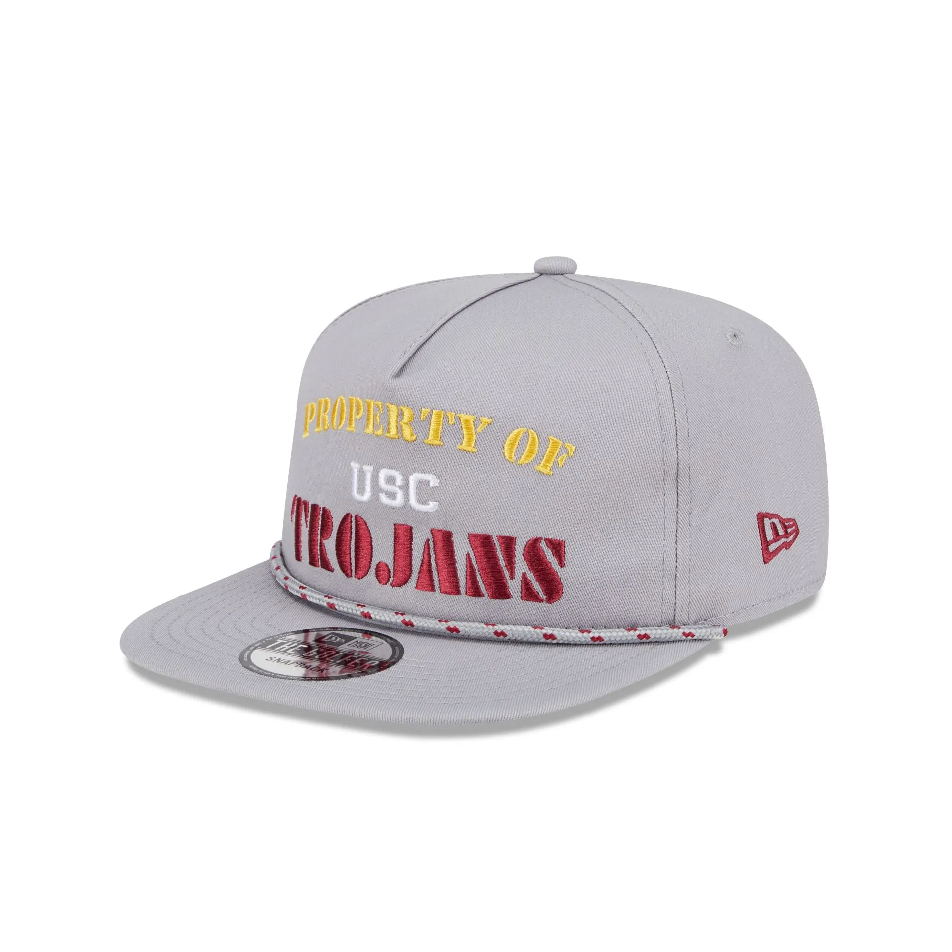 USC Trojans Vintage Gray Rope Golfer Hat sold by New Era product image thumbnail 3