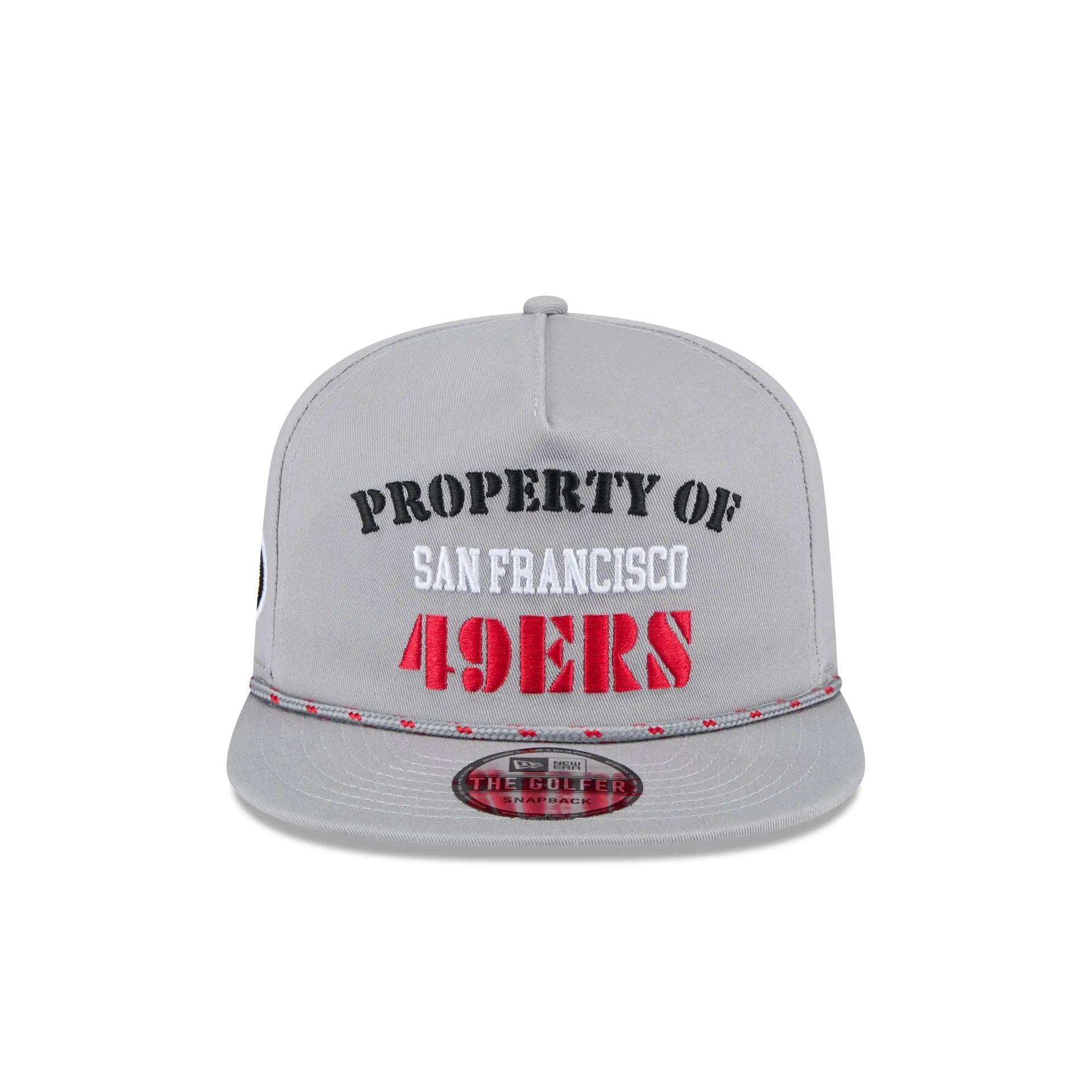 San Francisco 49ers Vintage Gray Rope Golfer Hat sold by New Era product image thumbnail 2