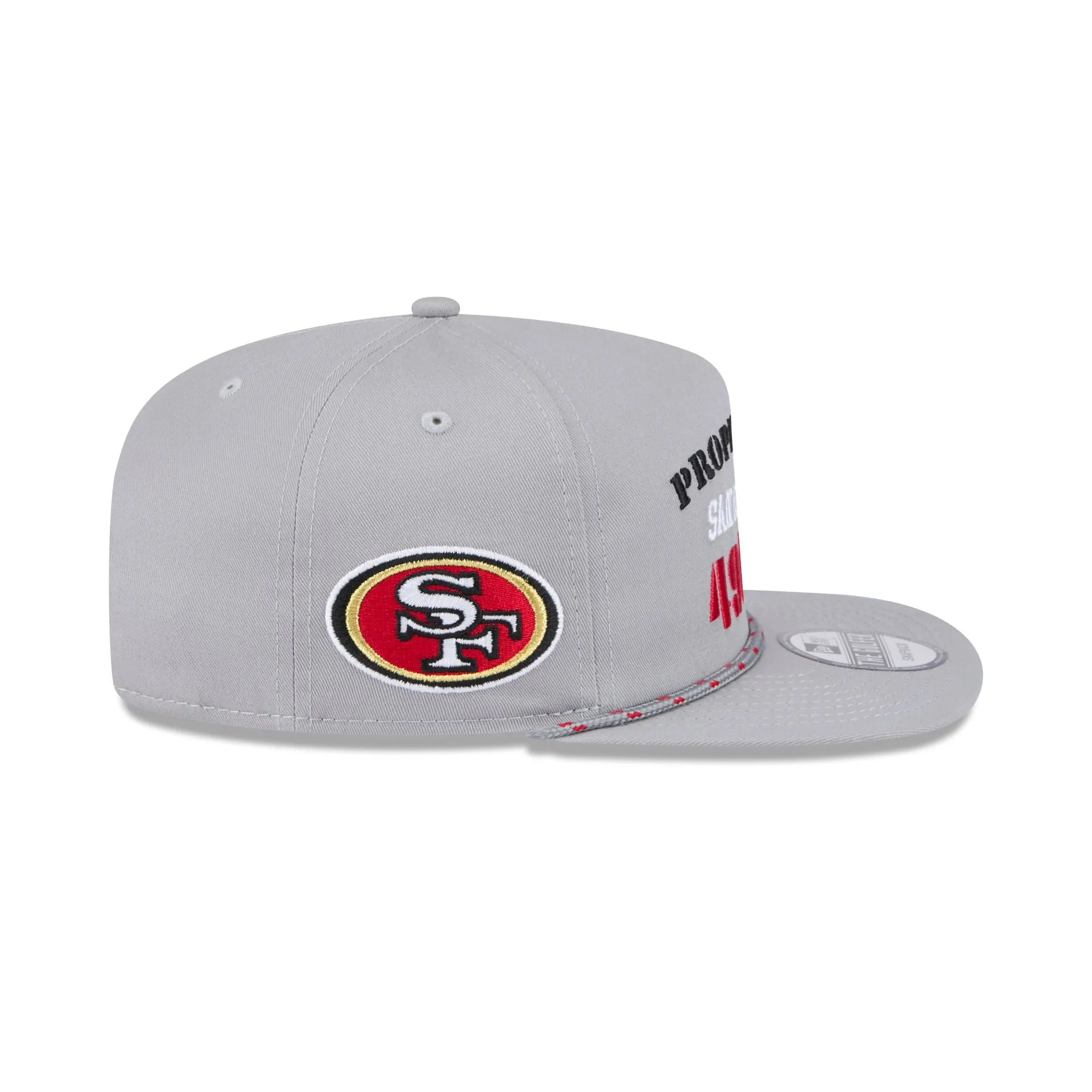 San Francisco 49ers Vintage Gray Rope Golfer Hat sold by New Era product image thumbnail 4