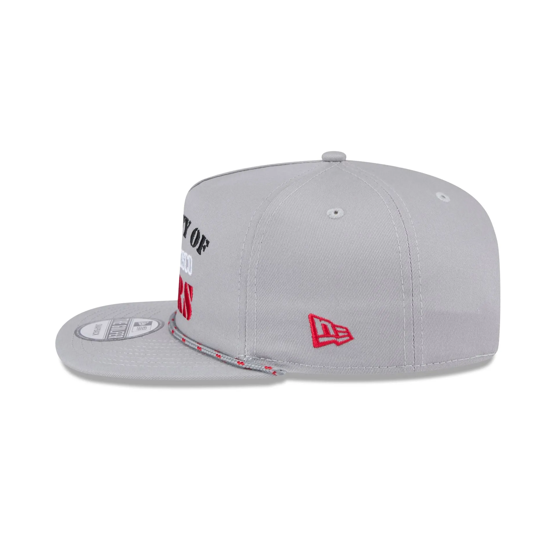 San Francisco 49ers Vintage Gray Rope Golfer Hat sold by New Era product image thumbnail 5